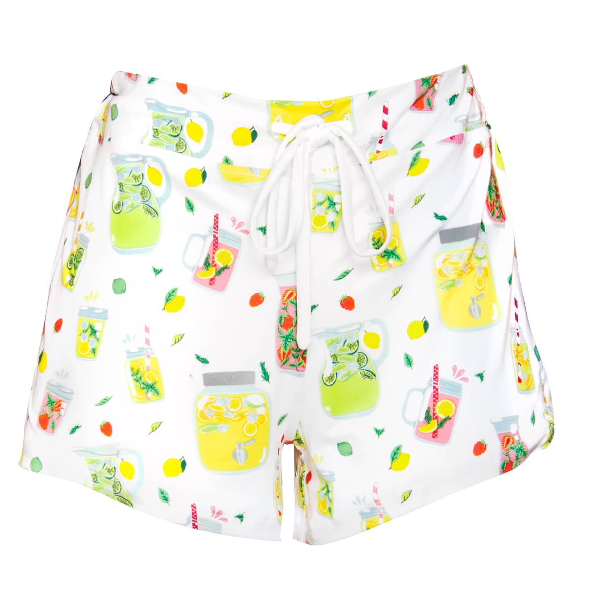 Summer Sips Pajama Shorts | Refreshing Drinks PJ Bottoms For Women