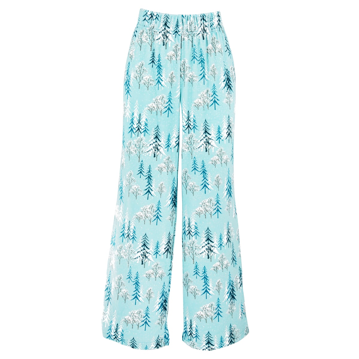 Frosted Trees Pajama Pants | Cozy Winter PJ Bottoms