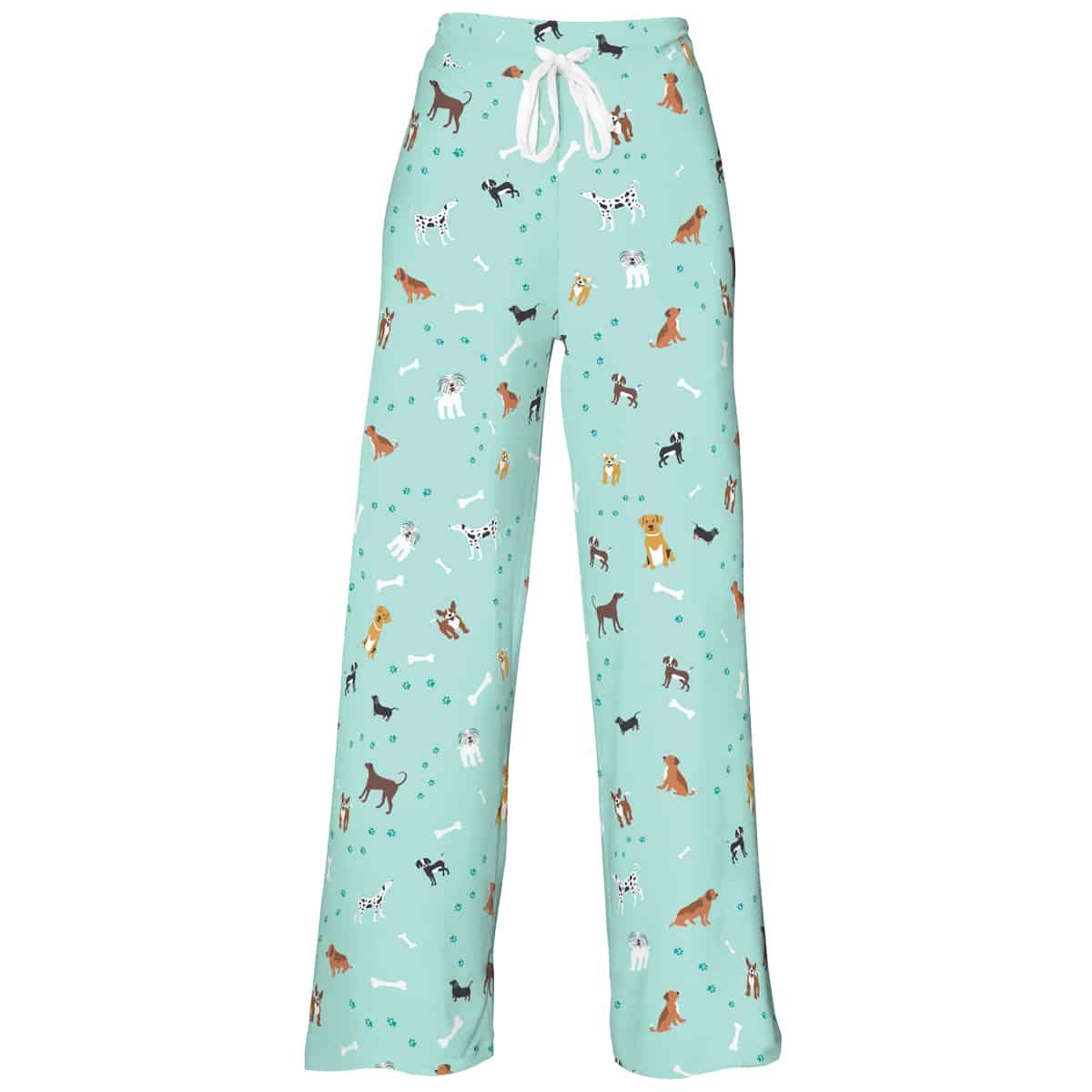 Bark At The Park Pajama Top | Blue Puppy Dog PJs