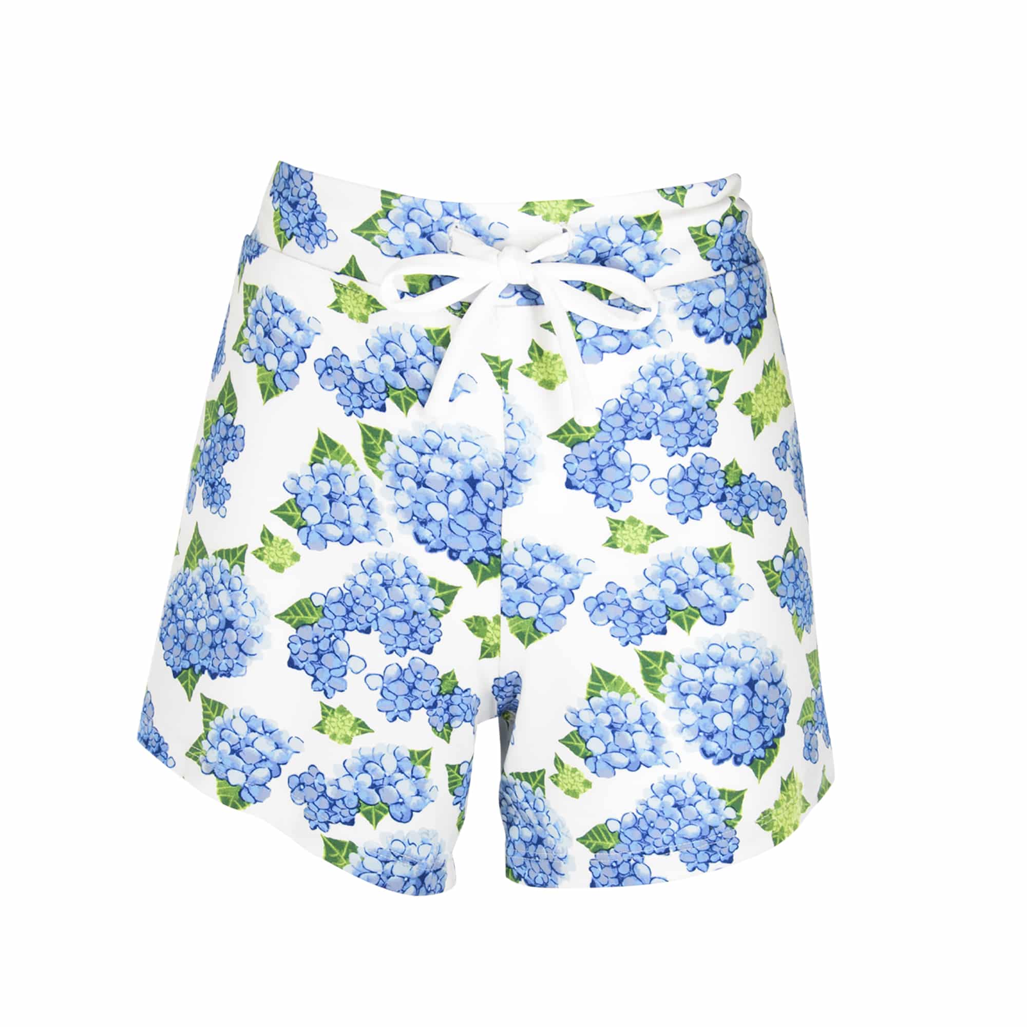 Blu Hydrangea Pajama Shorts | Blue Flower PJ Bottoms