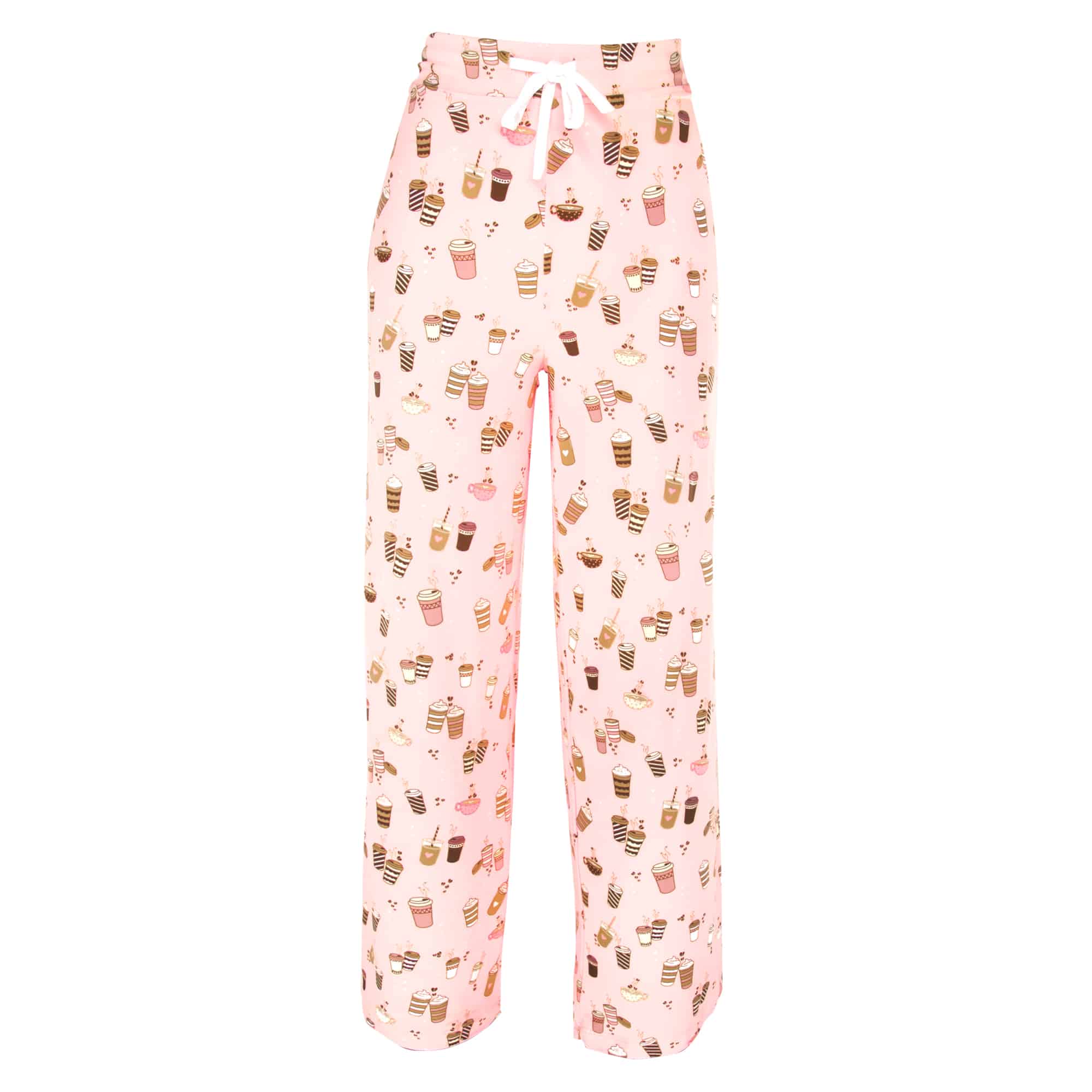 Love At First Sip Pajama Pants | Pink Coffee PJ Bottoms