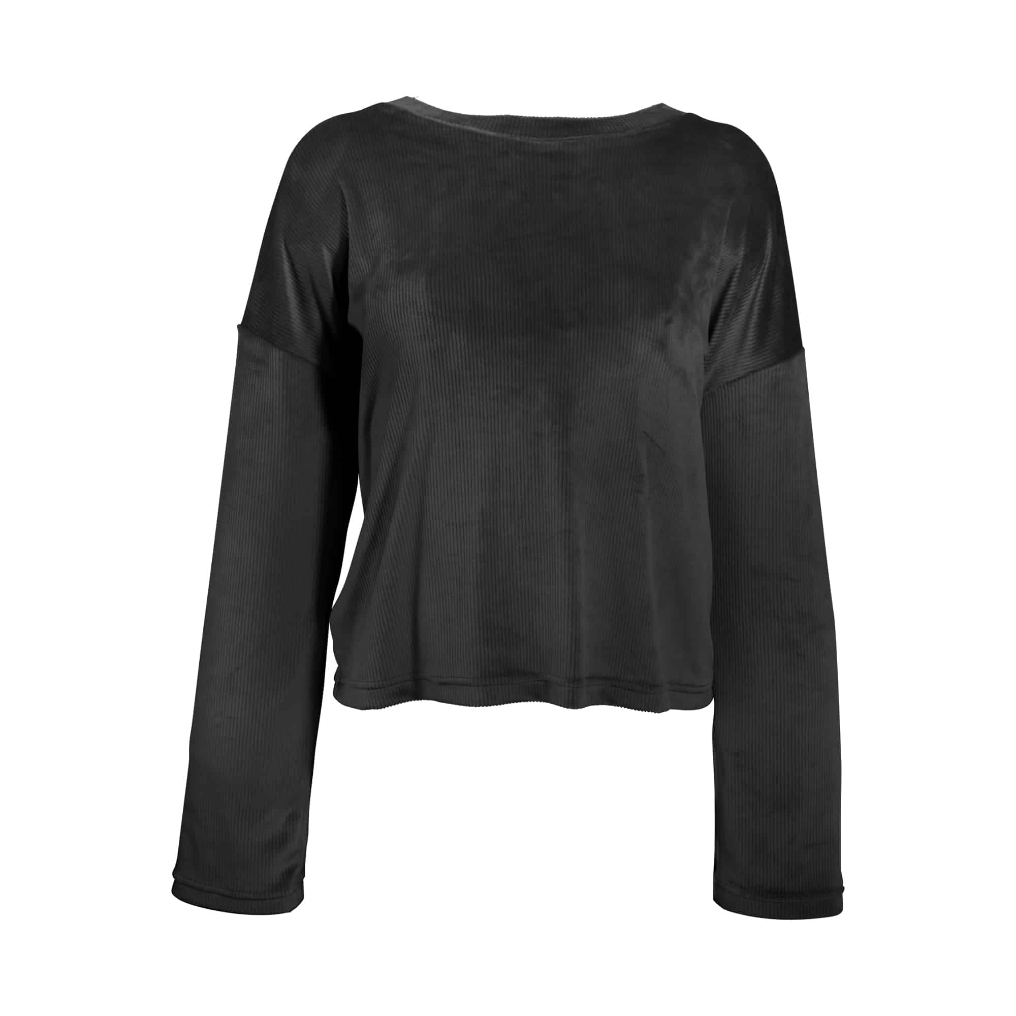 Luxe Lounge Pajama Top | Long-Sleeve Velour PJs