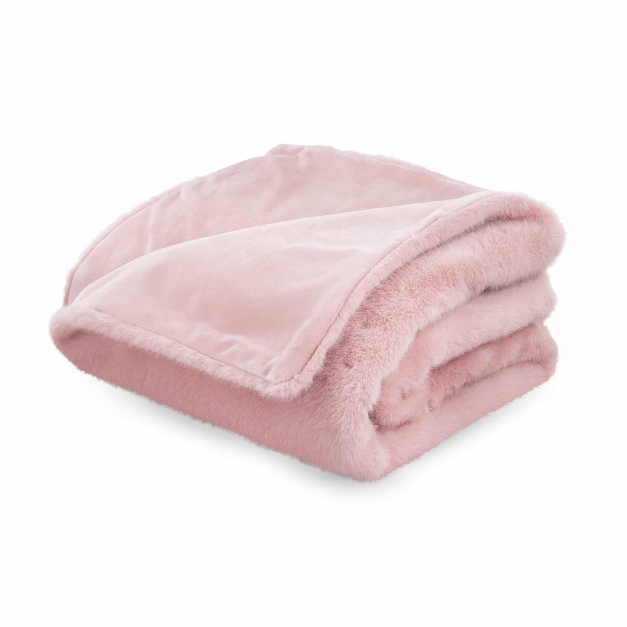 Luxe Faux Fur Throw Blanket