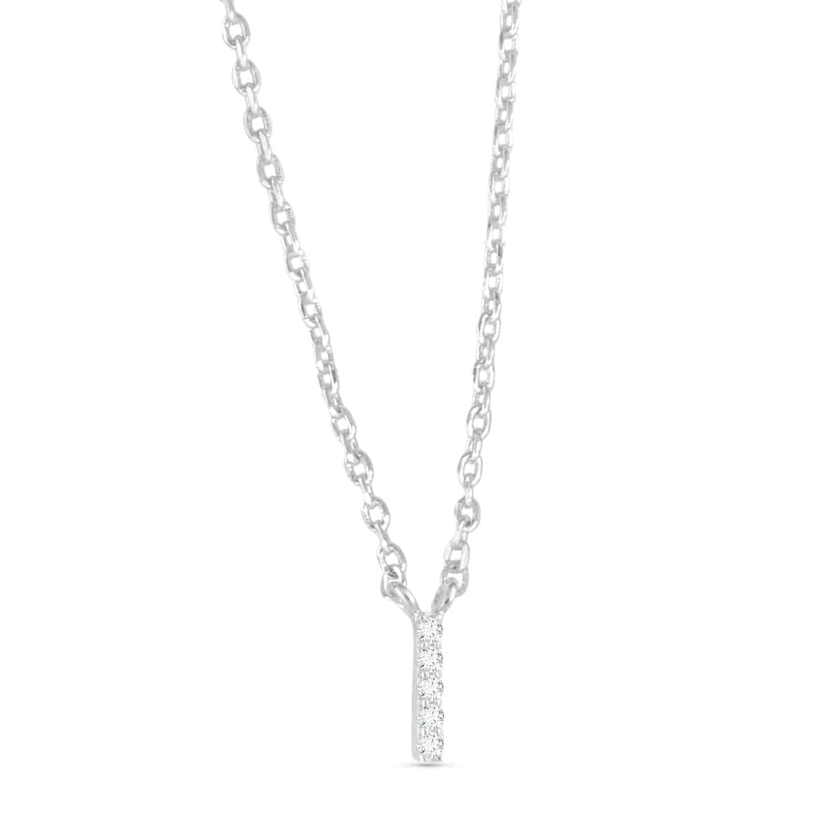 Sparkling CZ Initial Necklaces | 18 Letters