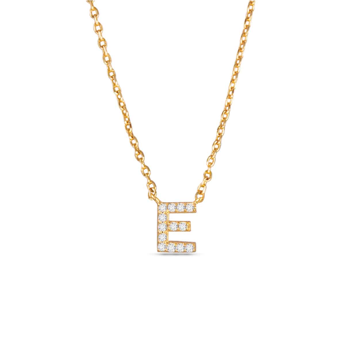 Sparkling CZ Initial Necklaces | 18 Letters