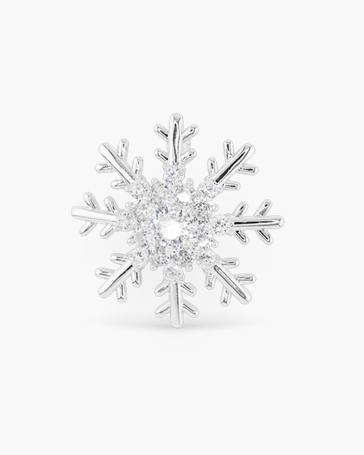 CZ Snowflake Pin