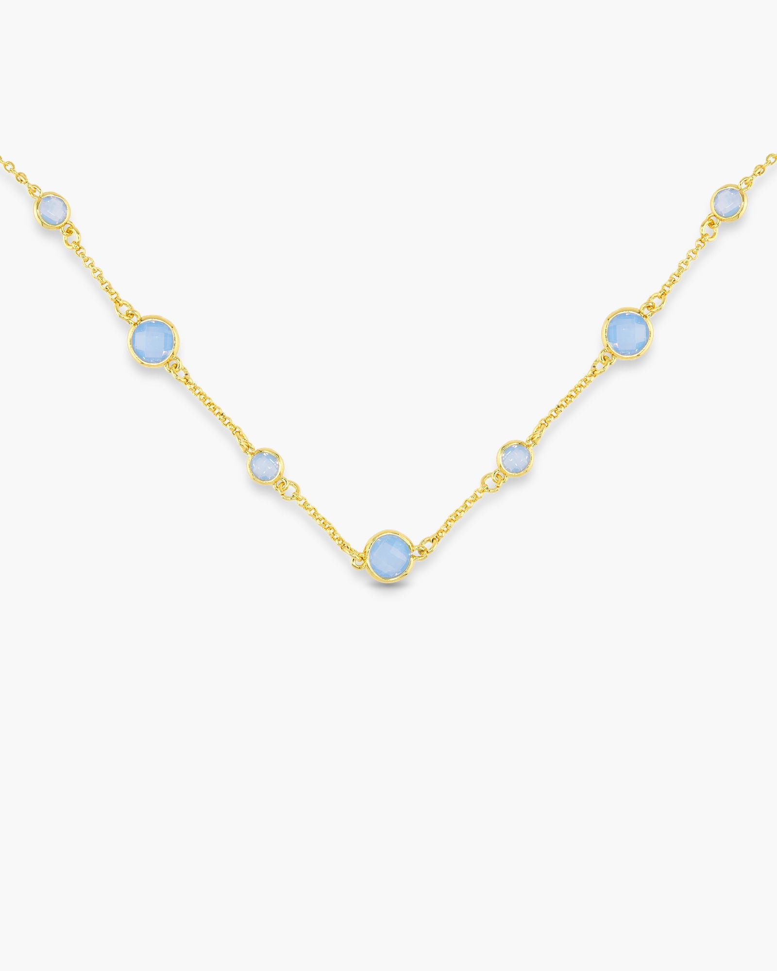 Faceted CZ Necklace