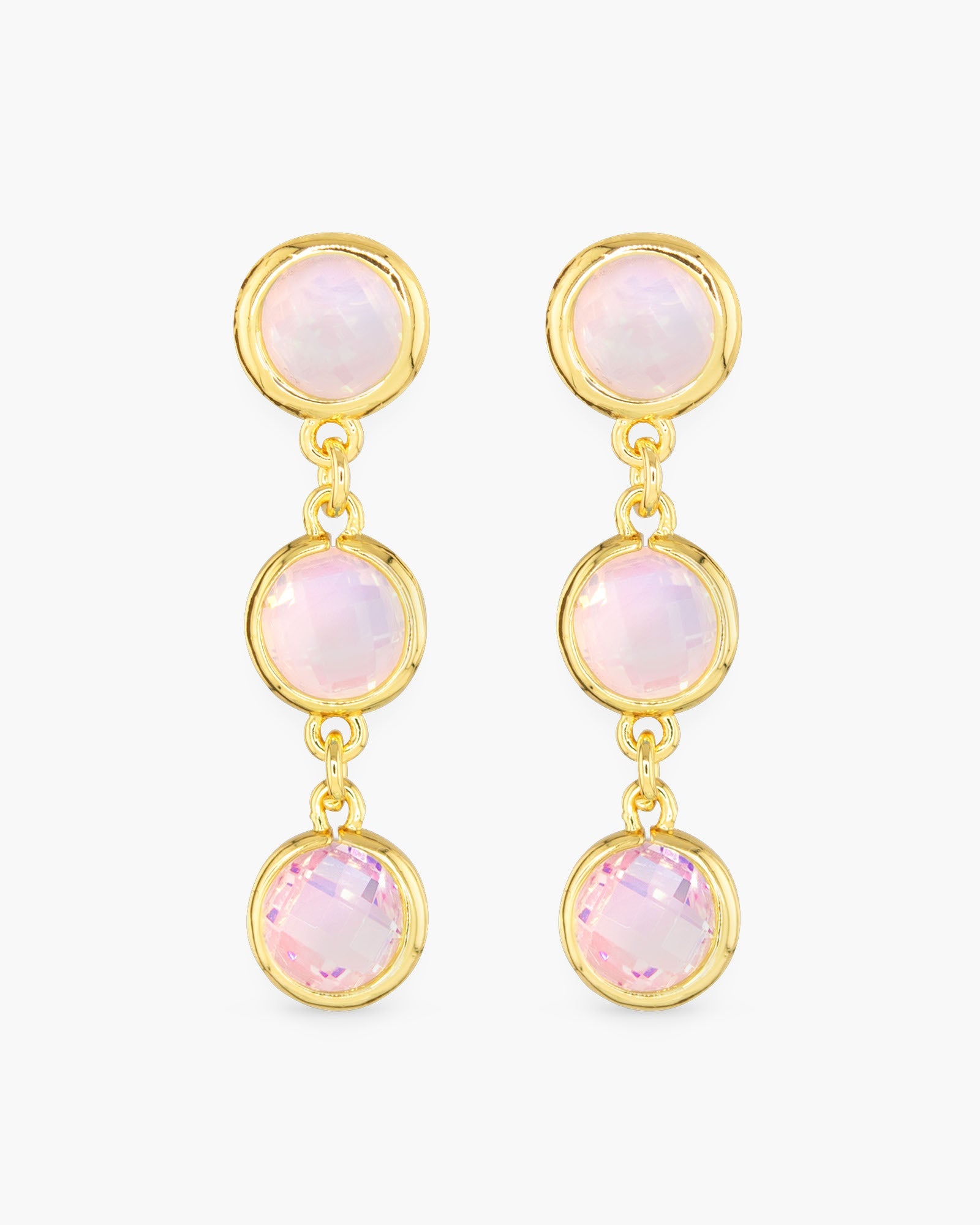 Faceted CZ Earrings