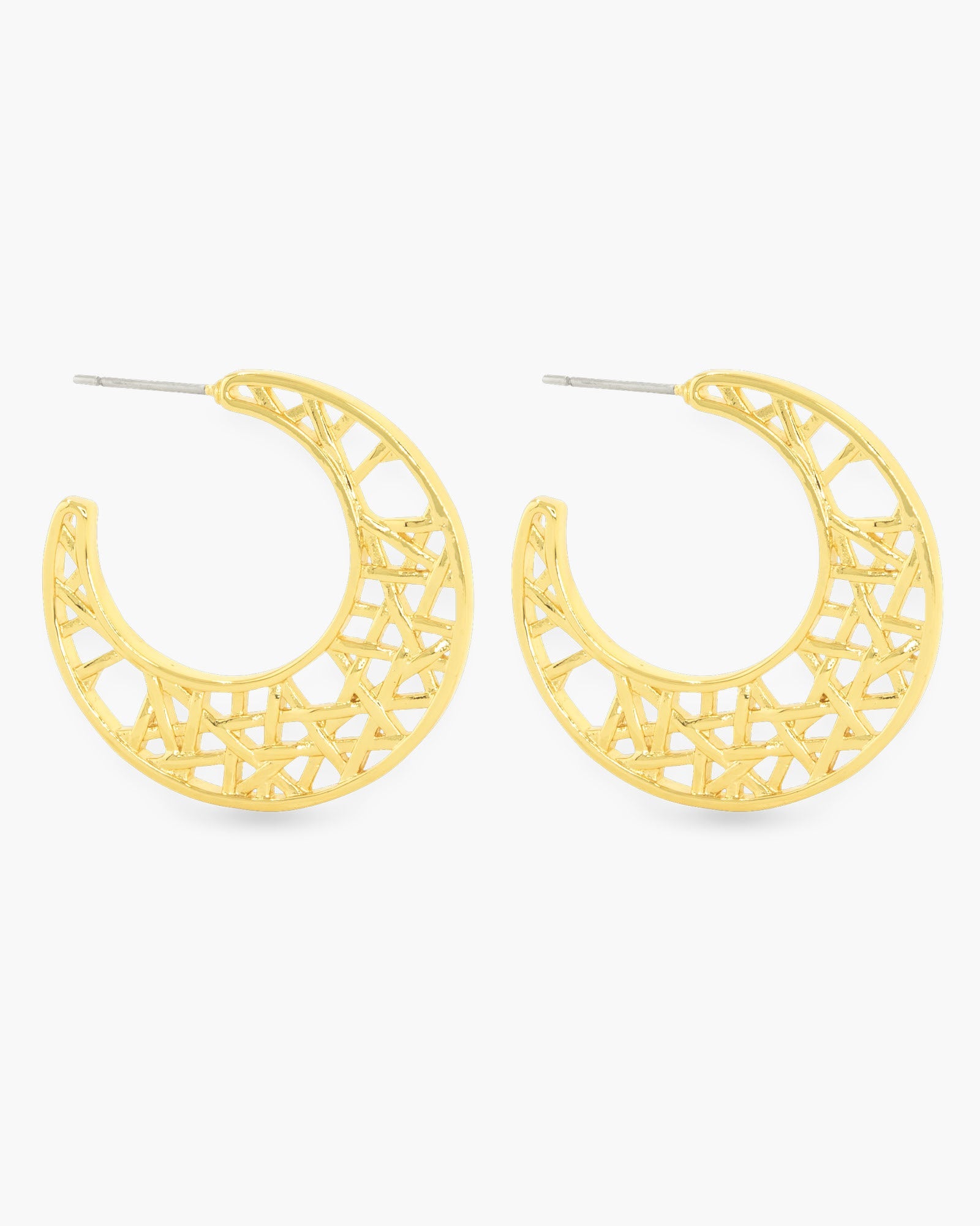 Gold Polished Penelope Earrings