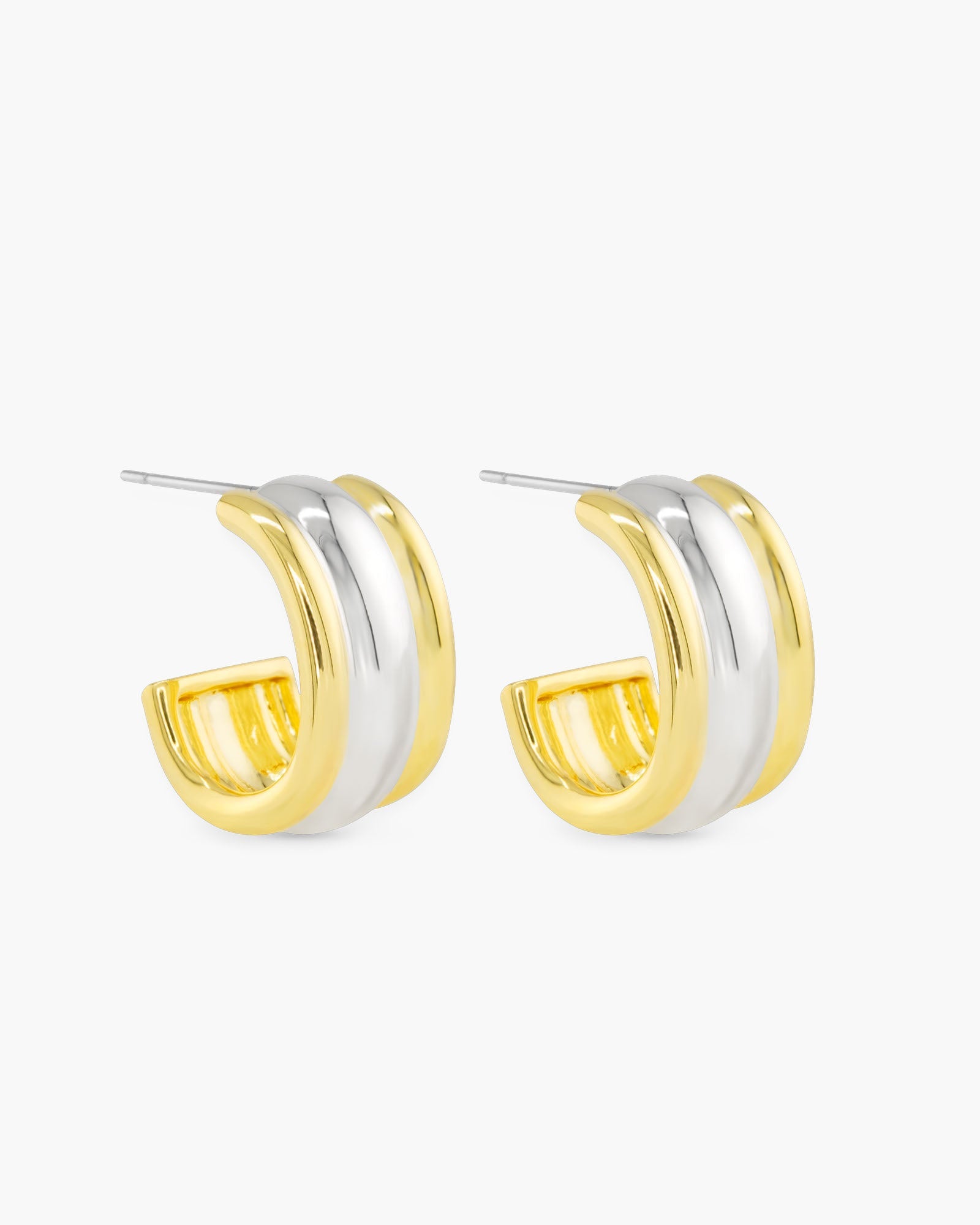 Gold & Silver Fiona Earrings