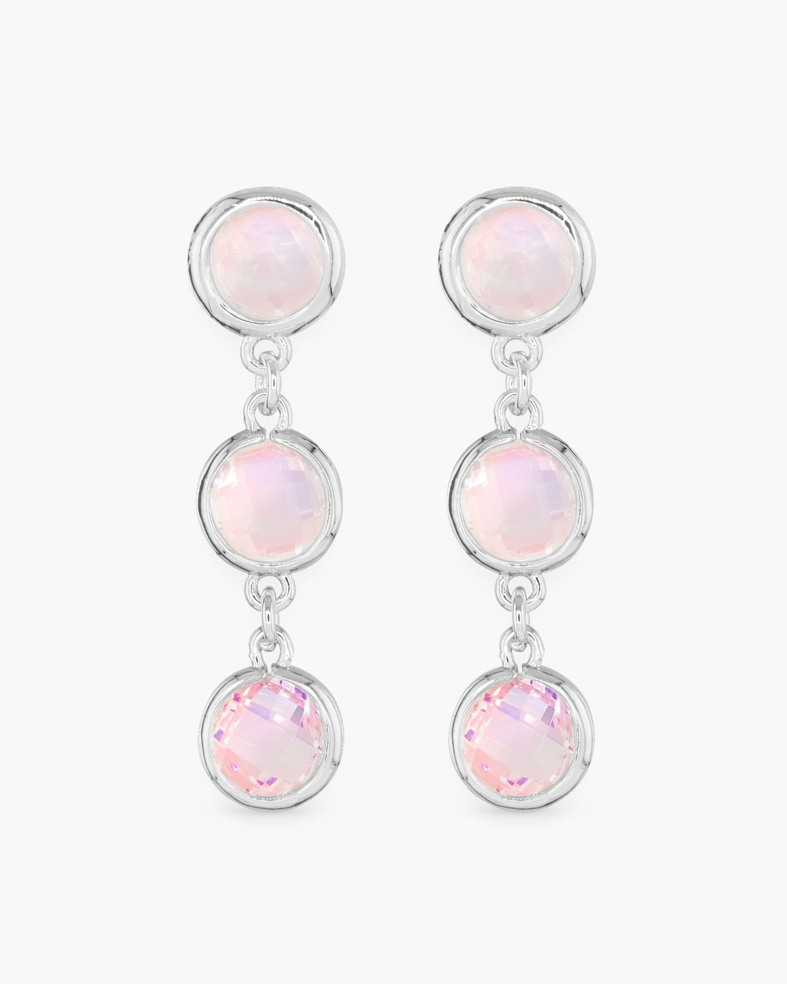 Faceted CZ Earrings