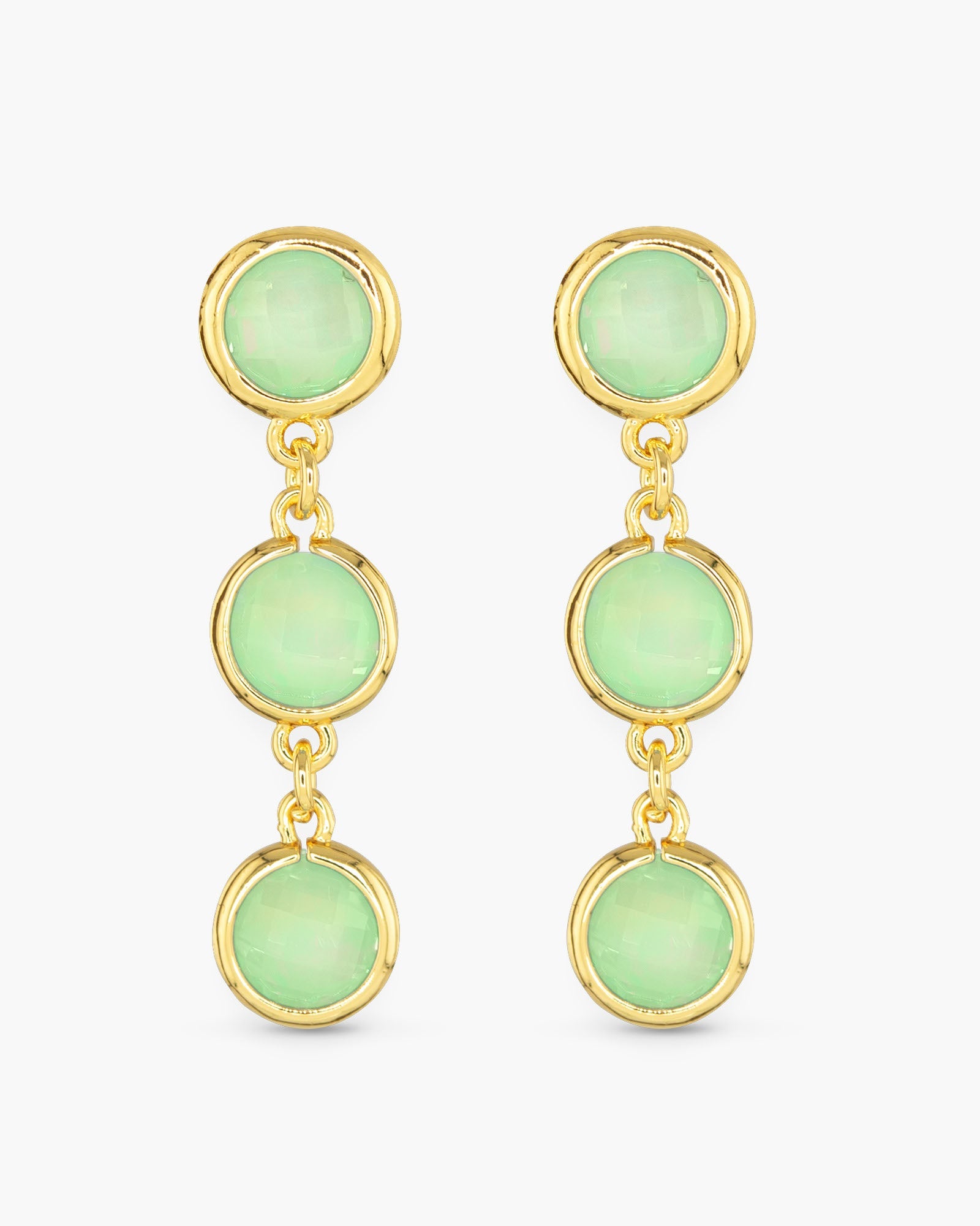 Faceted CZ Earrings