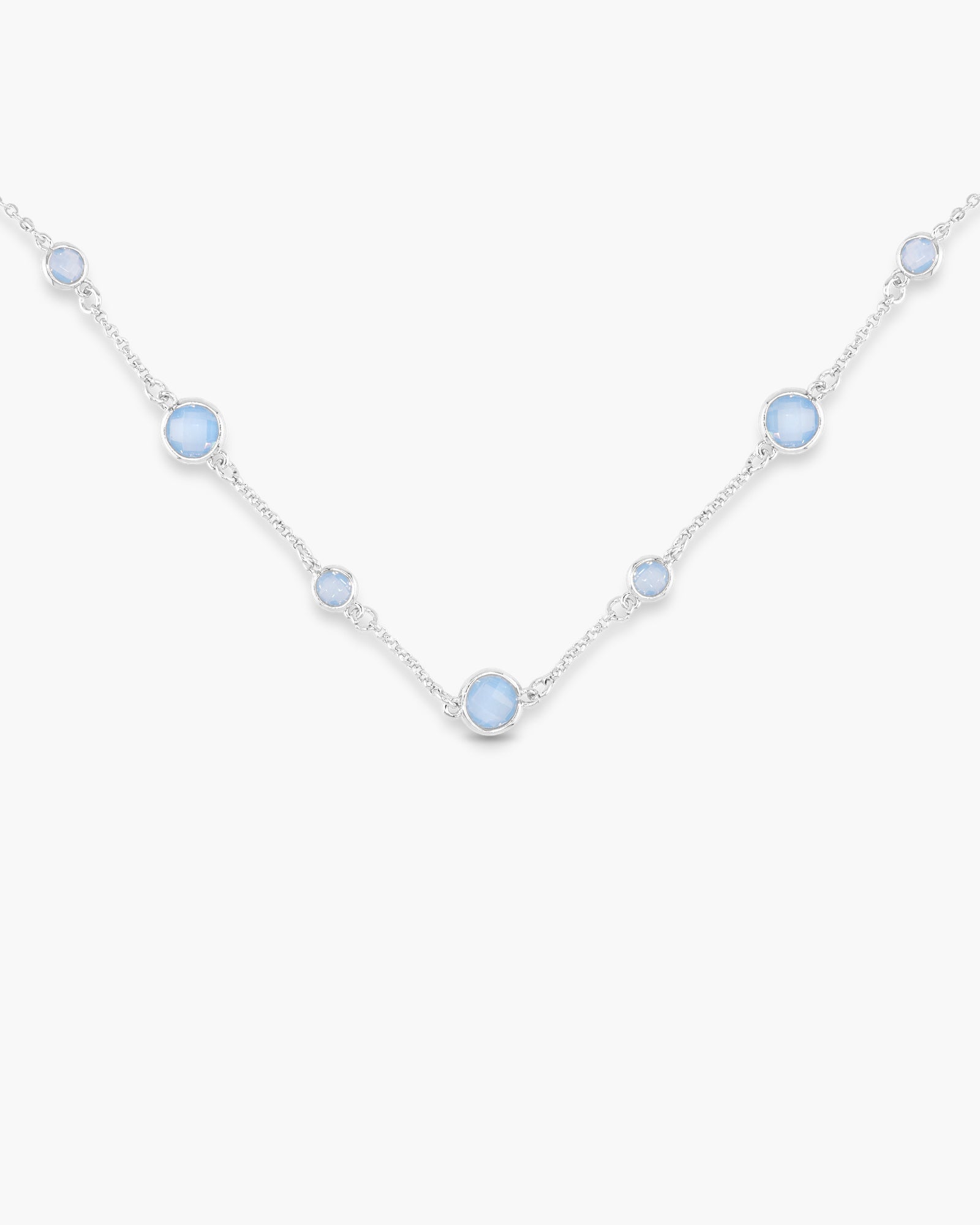 Faceted CZ Necklace