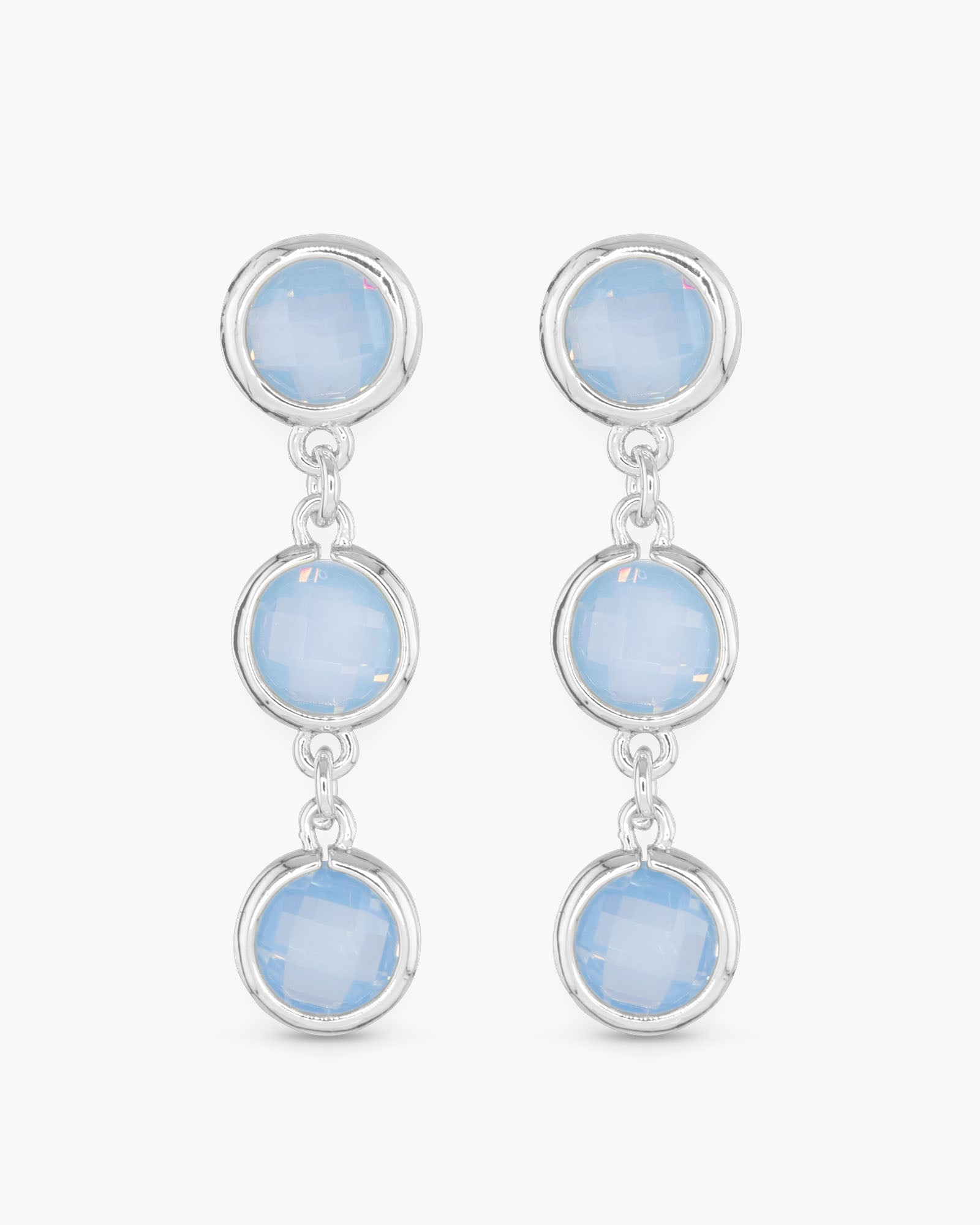 Faceted CZ Earrings