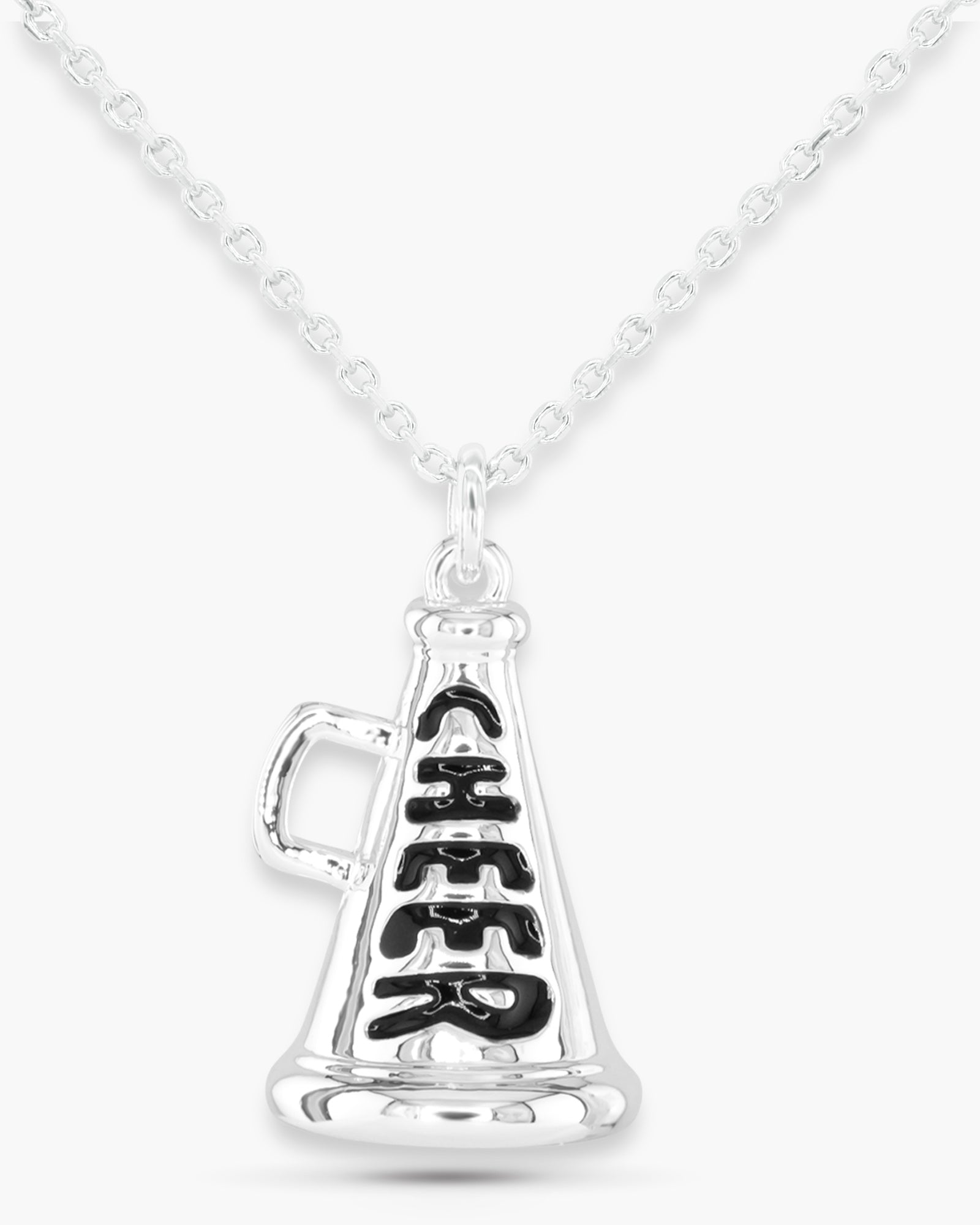 Silver I Love Sports Necklace