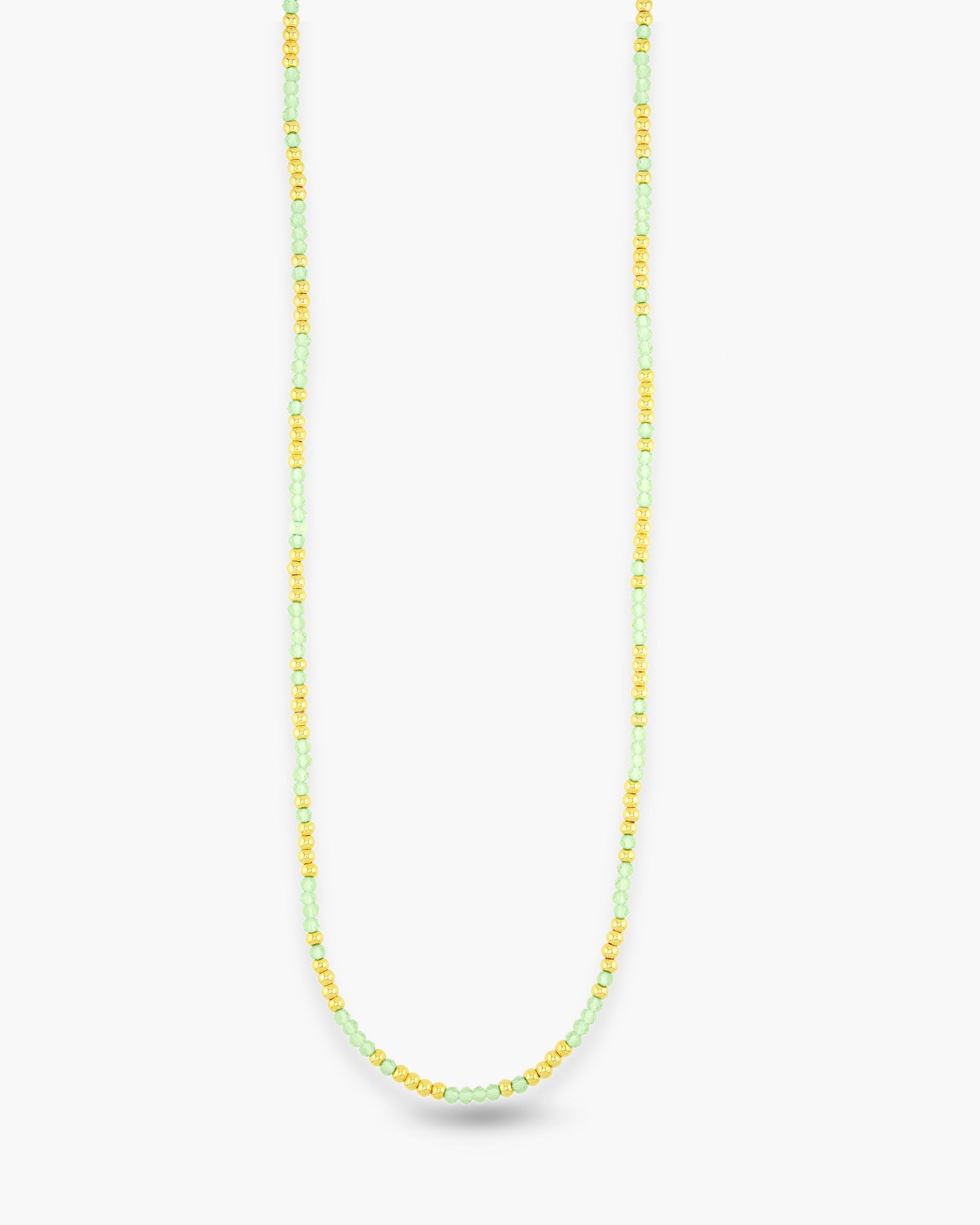 Vibrant Gold Beaded Essentials Necklace