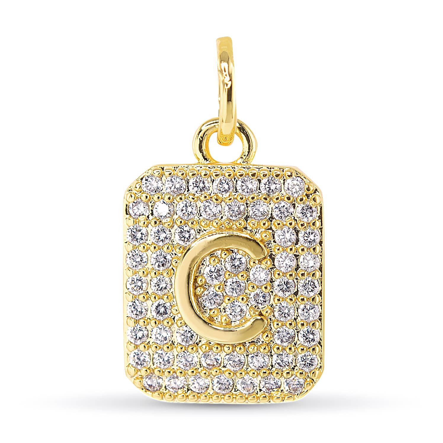 Initial CZ Charms | 18 Letters | Blu Charm Collection