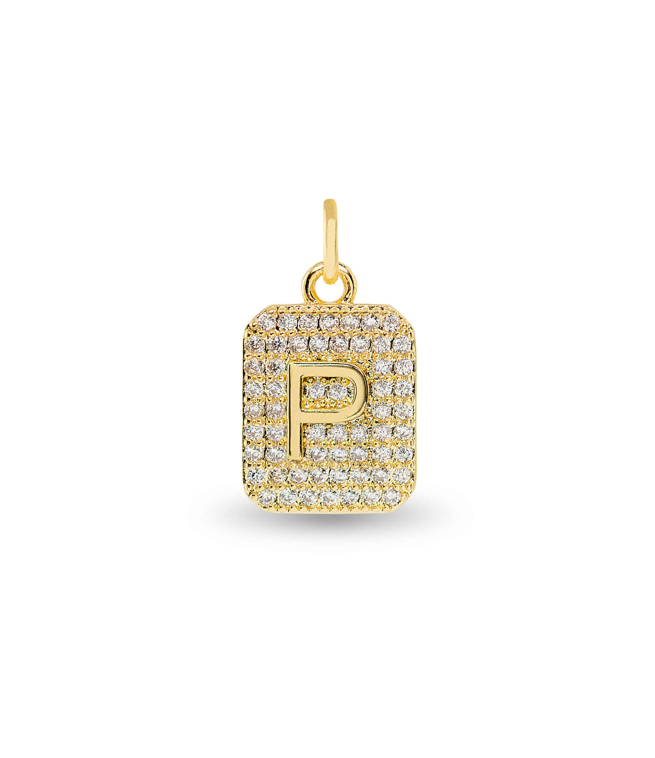 Initial CZ Charms | 18 Letters | Blu Charm Collection