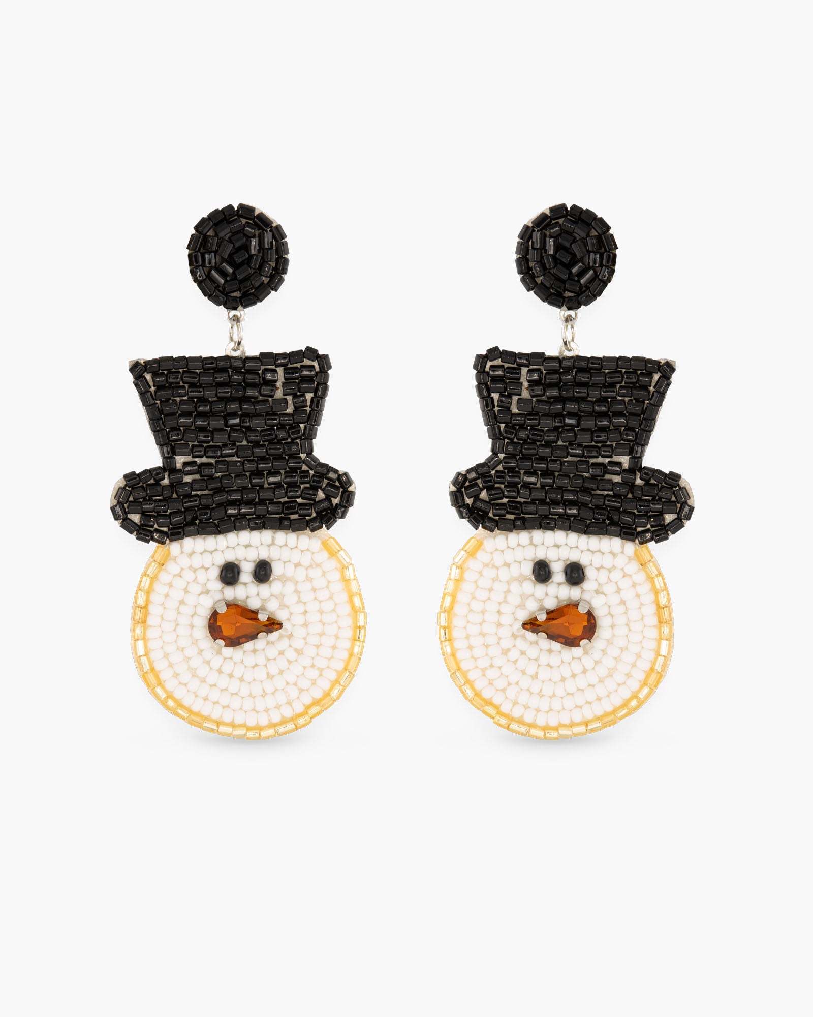 Beaded Christmas Earrings