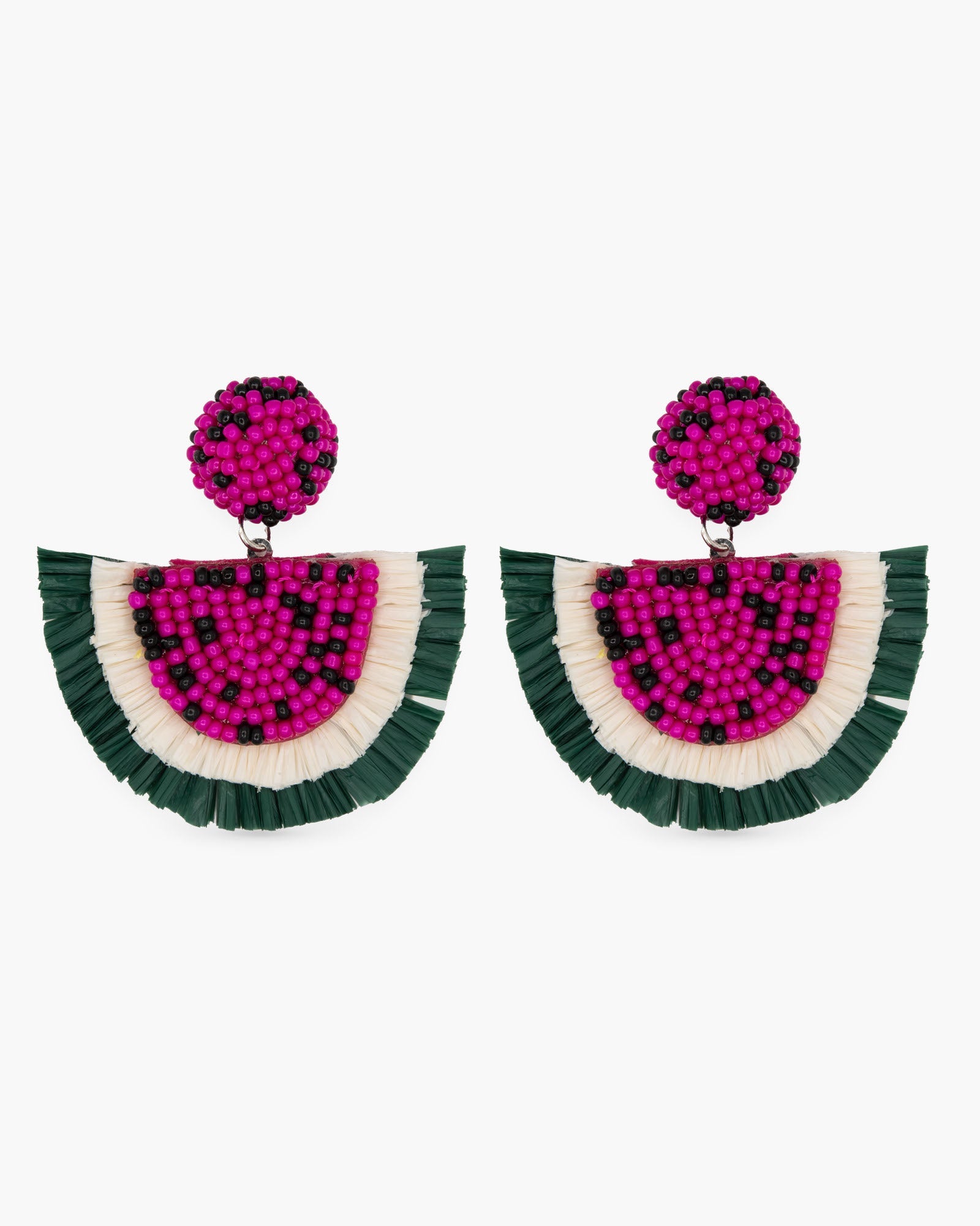 Beaded Fruit Earrings