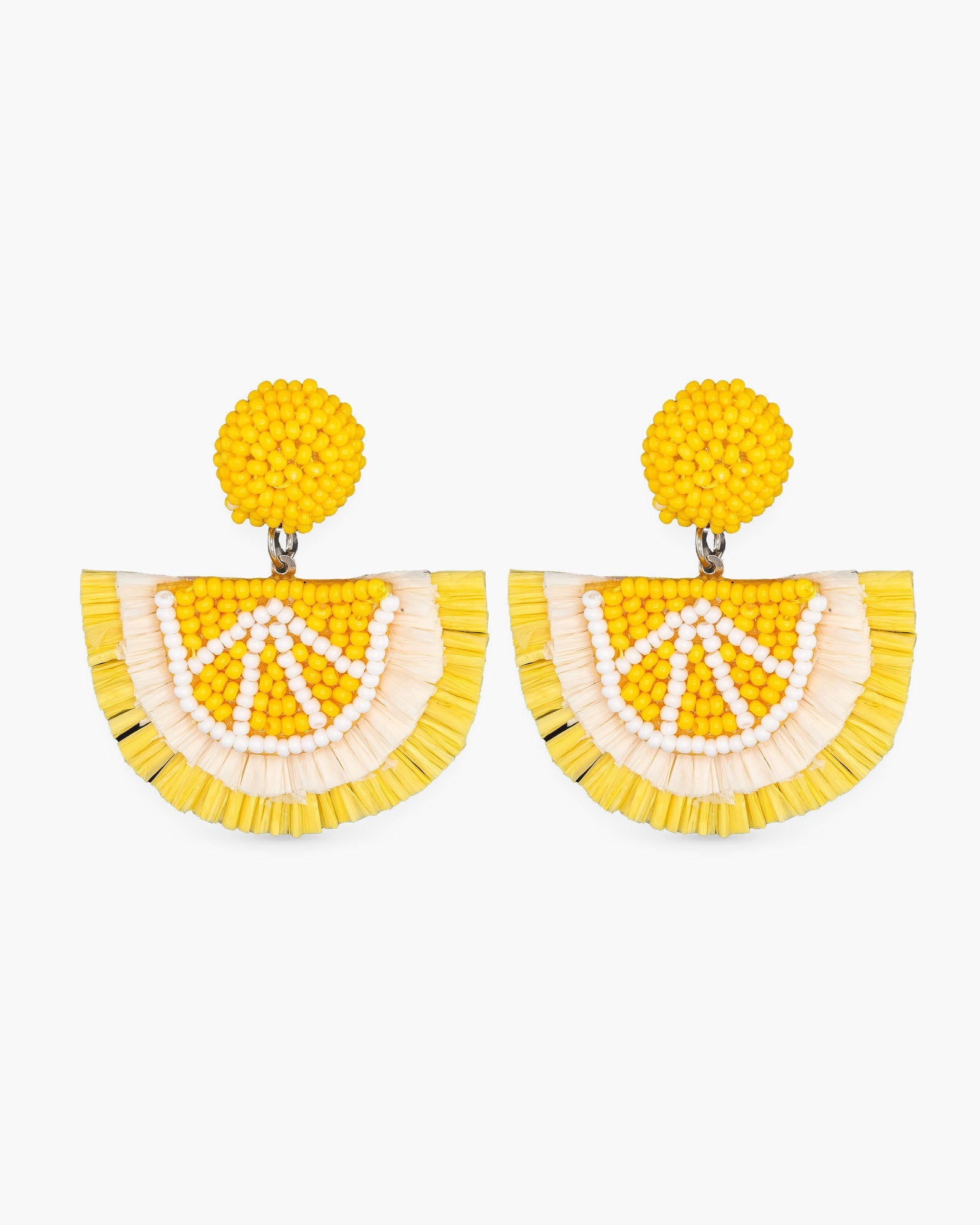 Beaded Fruit Earrings