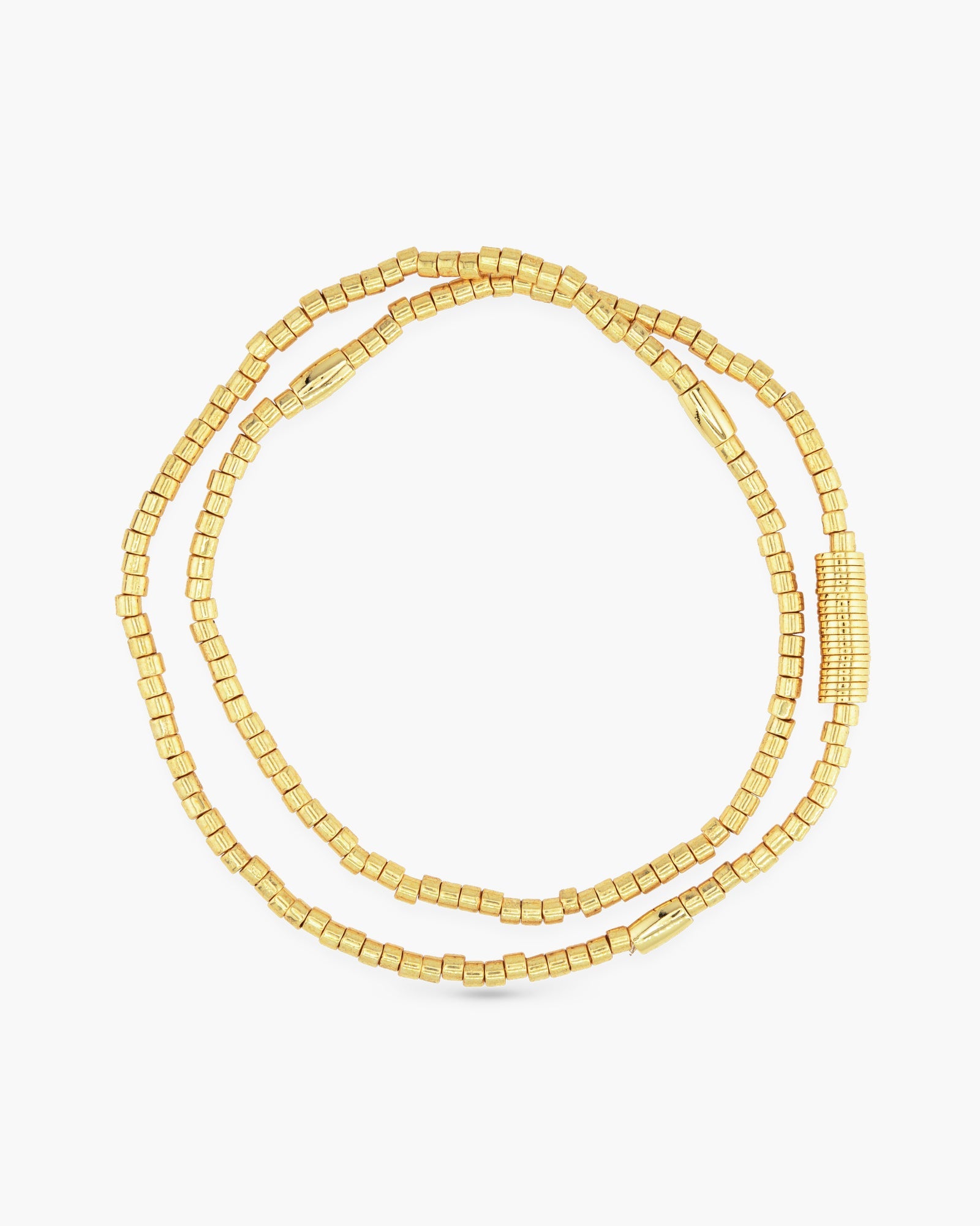 Gold Bead Stretch Bracelet