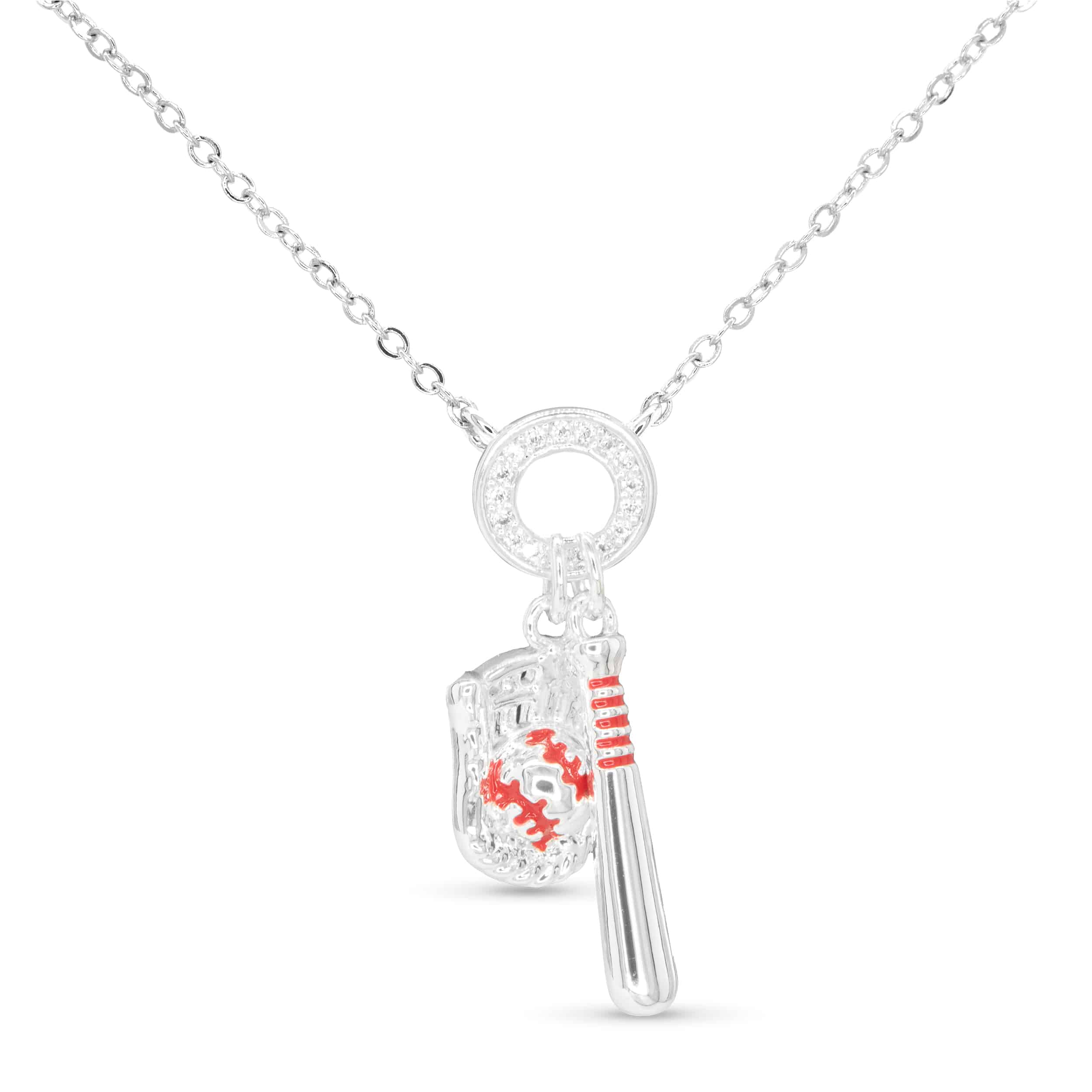 Sparking CZ Sports & Game Day Necklace