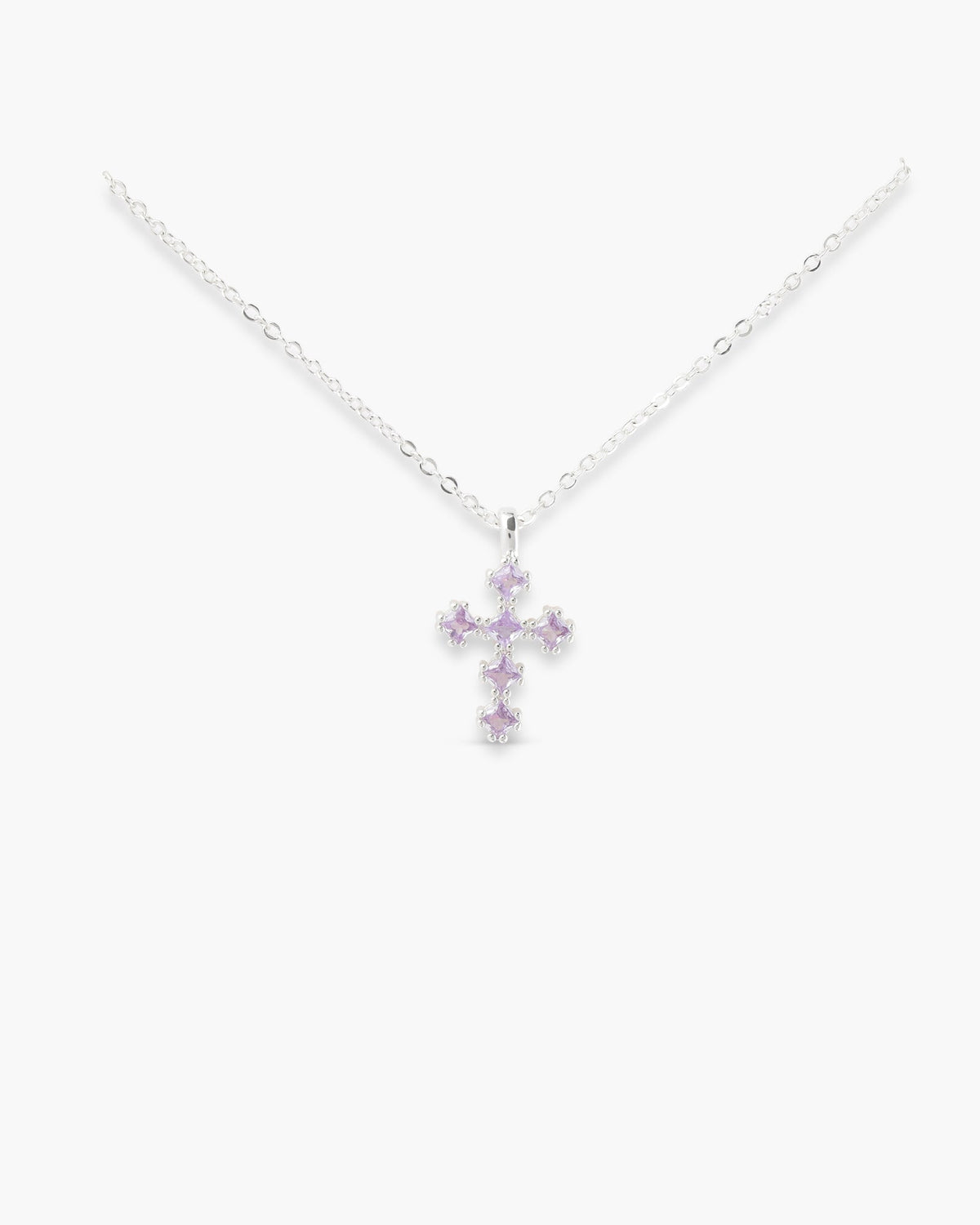 CZ Cross Necklace