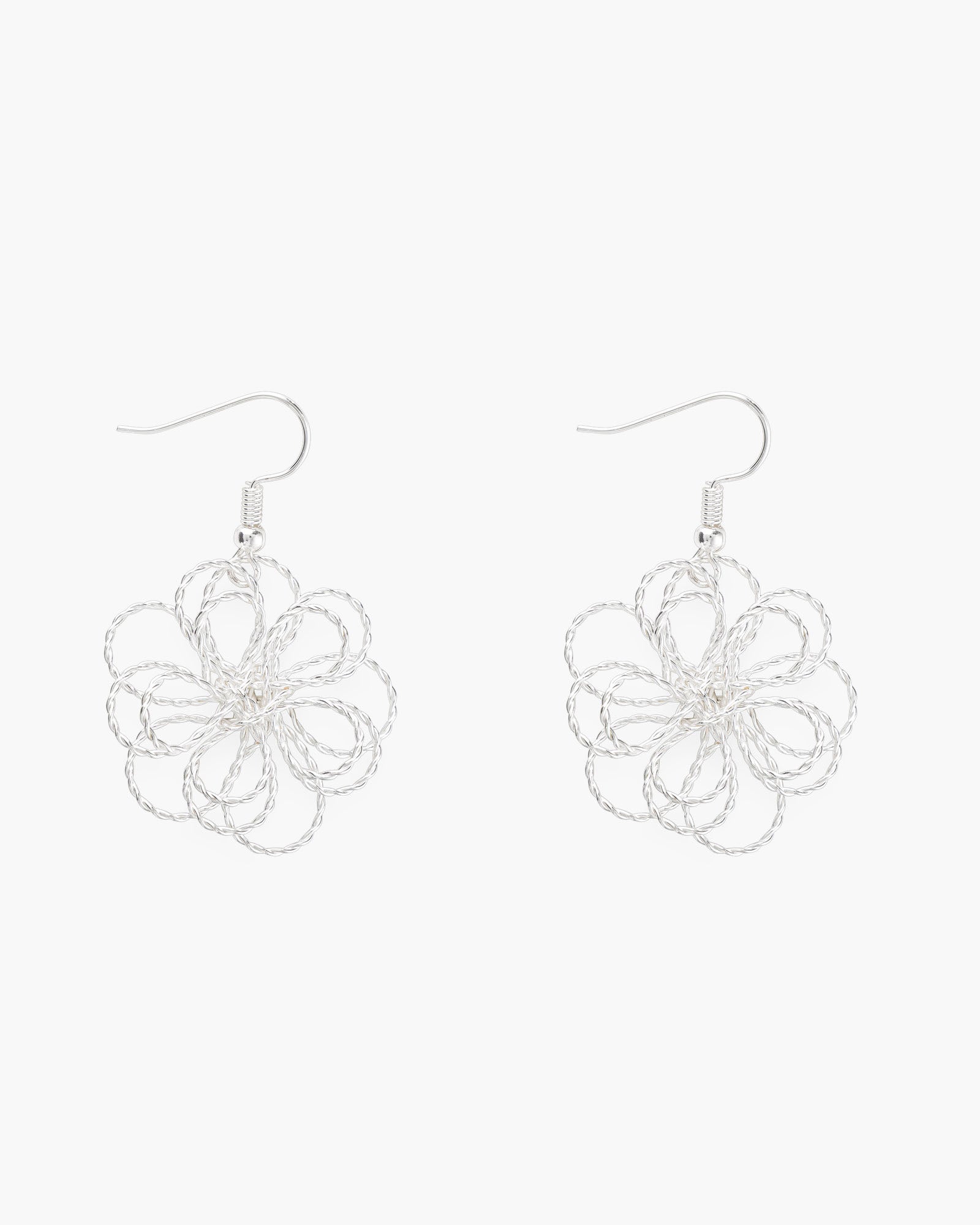 Silver Polished Ellie Earrings