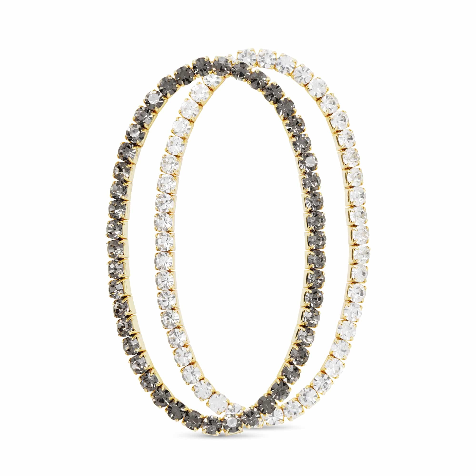 CZ Stretch Tennis Bracelet (Set of 2)