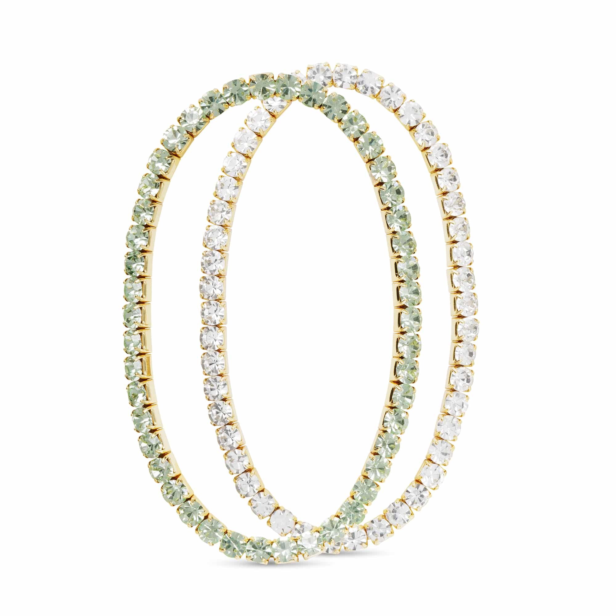 CZ Stretch Tennis Bracelet (Set of 2)