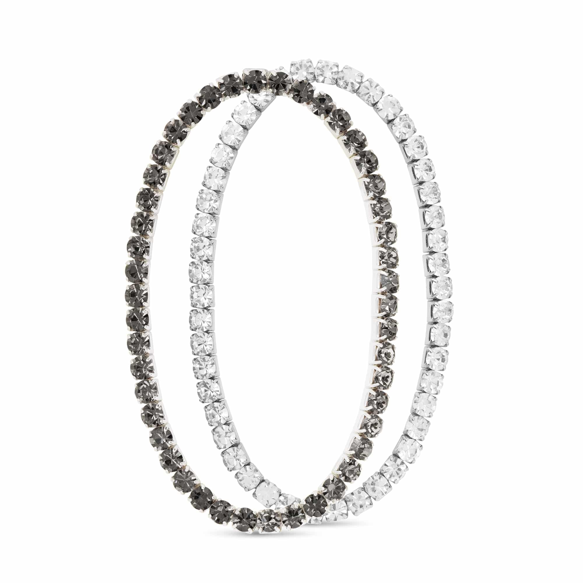 CZ Stretch Tennis Bracelet (Set of 2)