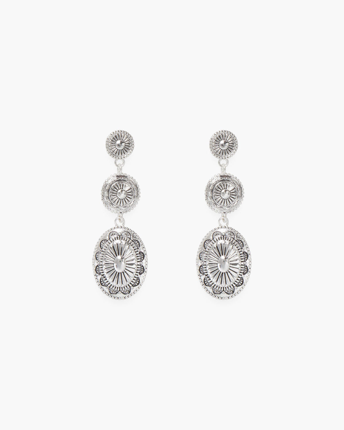 Triple Conch Drop Earrings