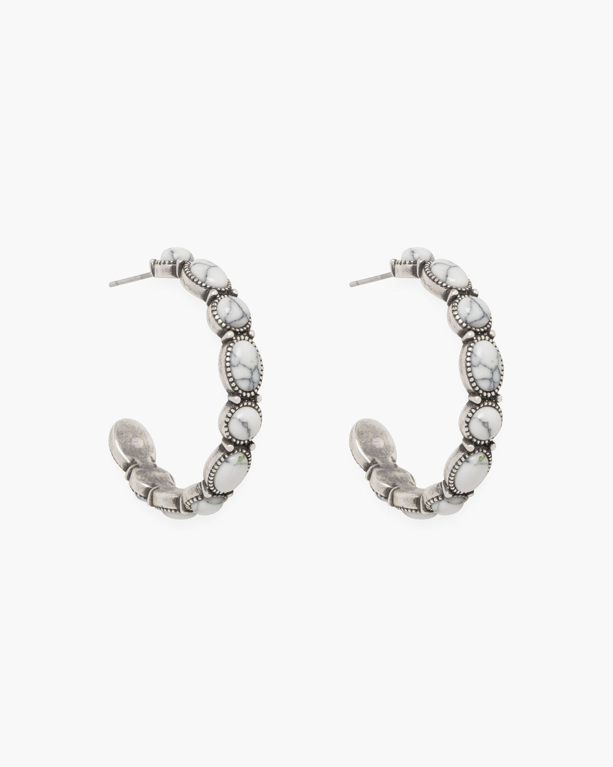 Stone Sedona Hoop Earrings