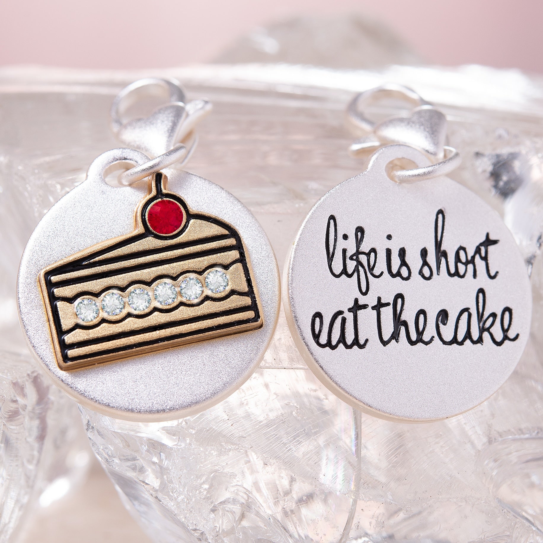 Silver 2-Tone Medallion - Cake