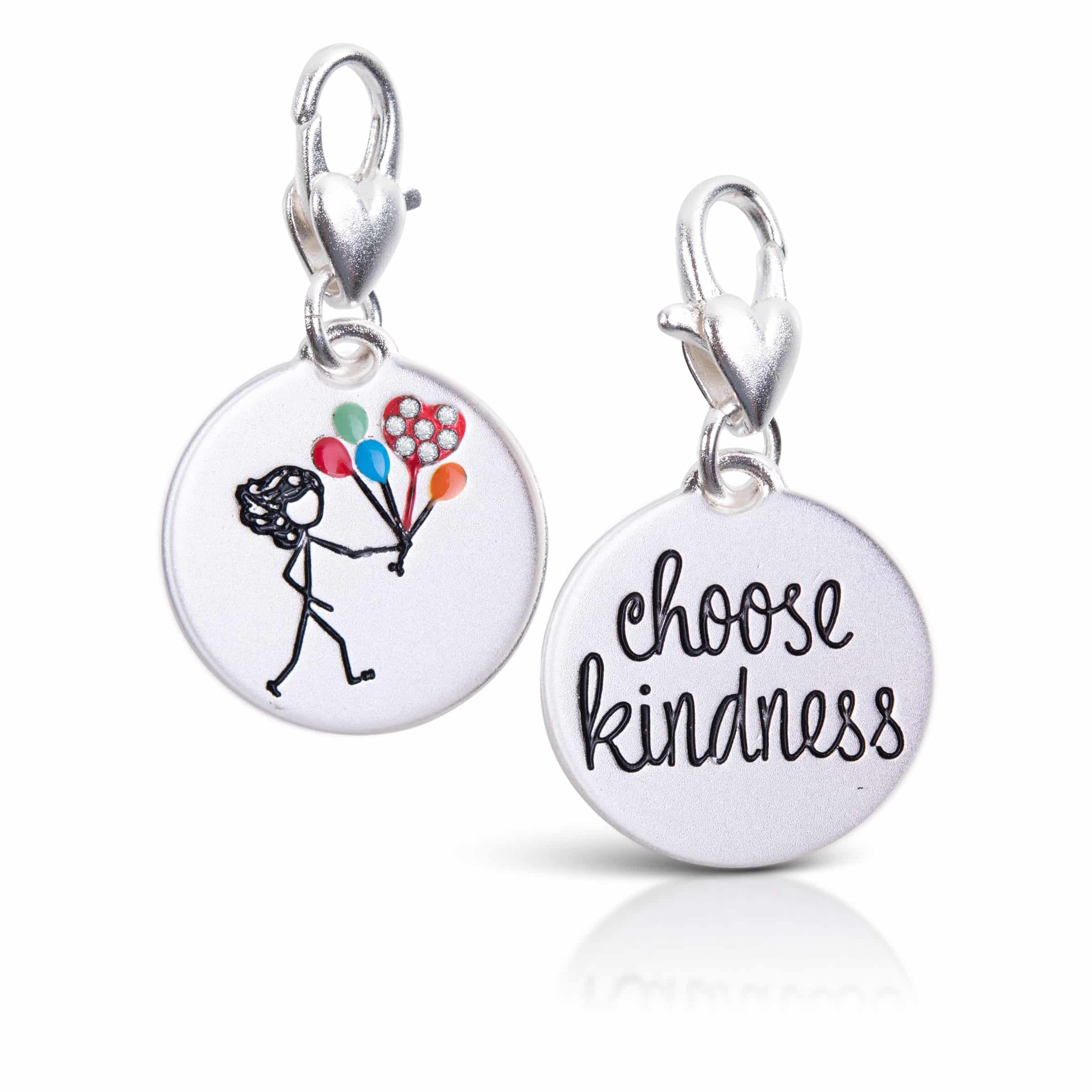 Silver 1-Tone Medallion - Kind Balloon