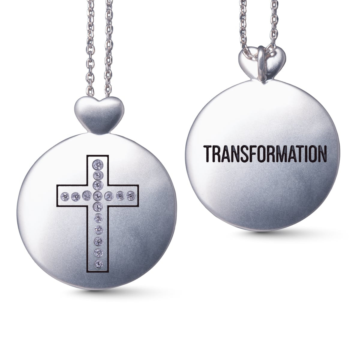 Cross -Transformation -Necklace - Silver