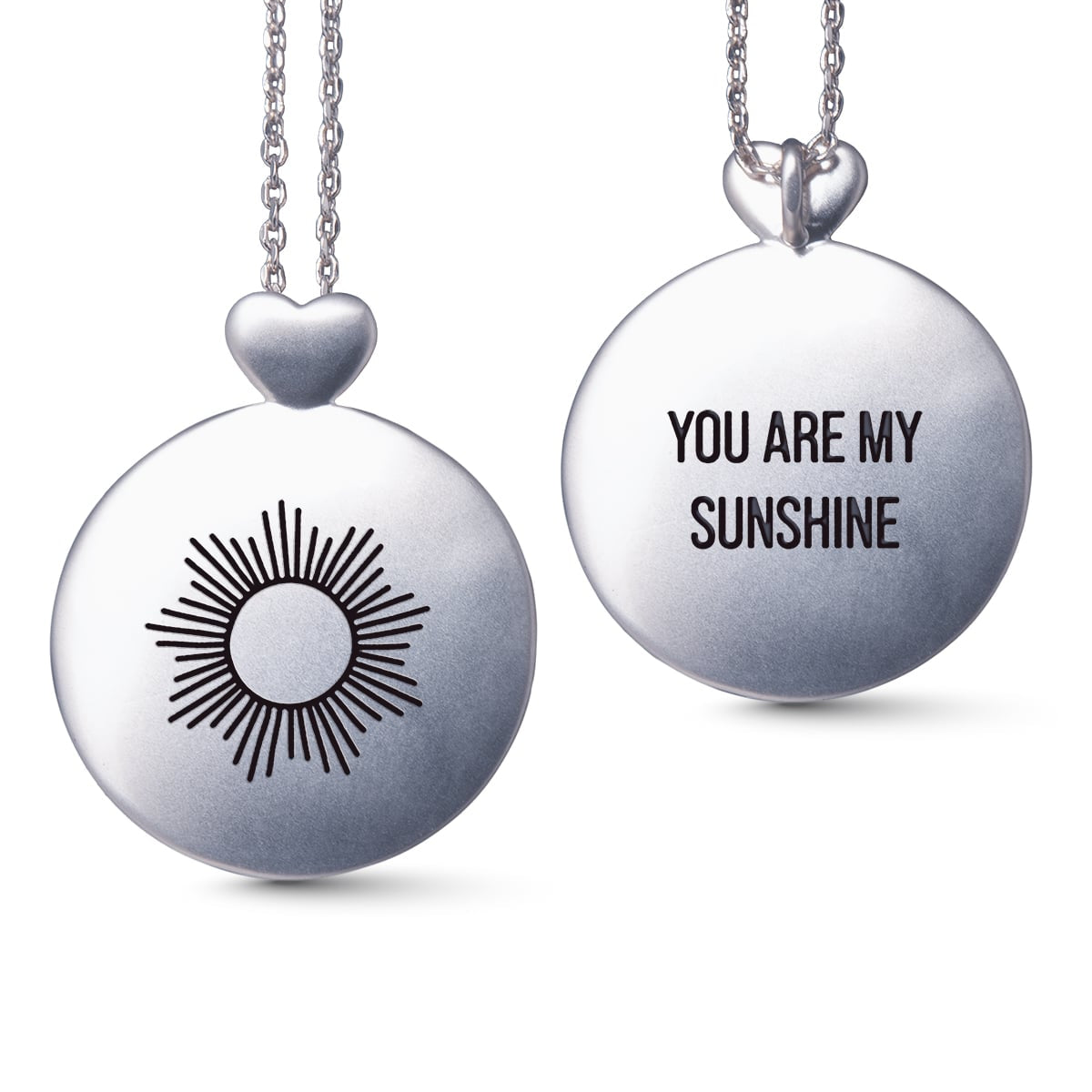 Sun - Sunshine - Necklace - Silver