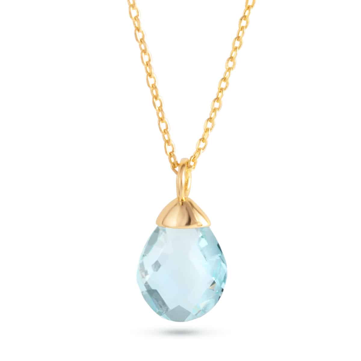 Birthstone Charm Necklace | Something Blu Collection