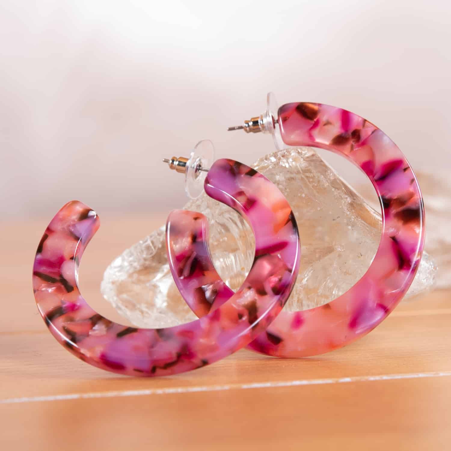 Hoop Earrings - Ivory