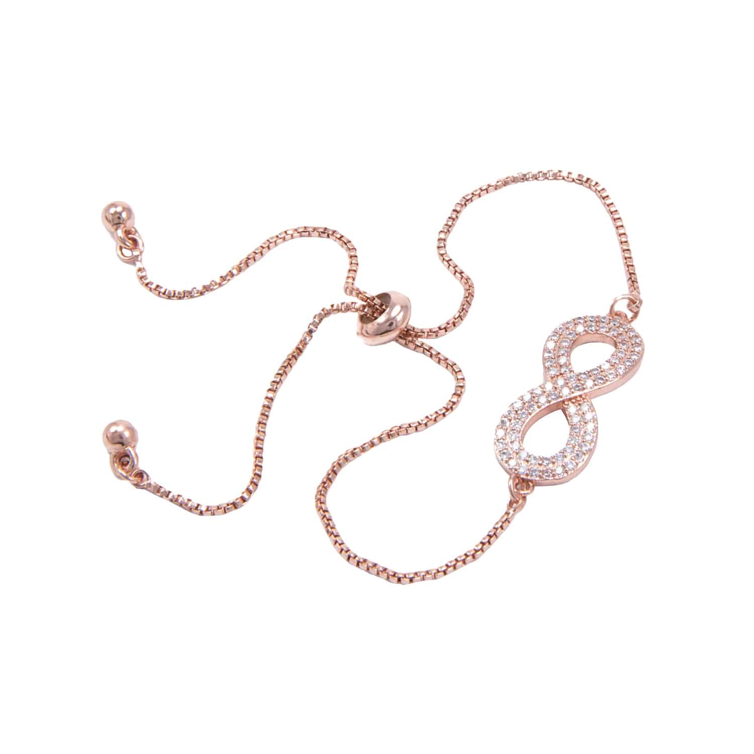 Infinity PullCord Bracelet - Rosegold