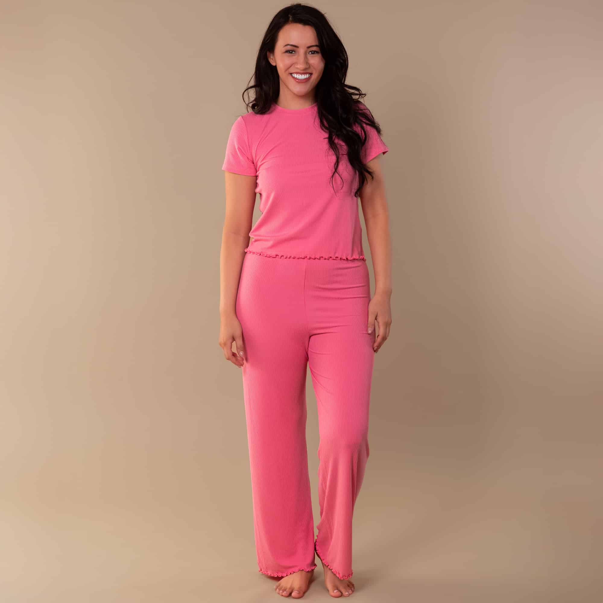 Bliss Pajama Pants | Soft Rib-Knit PJ Bottoms
