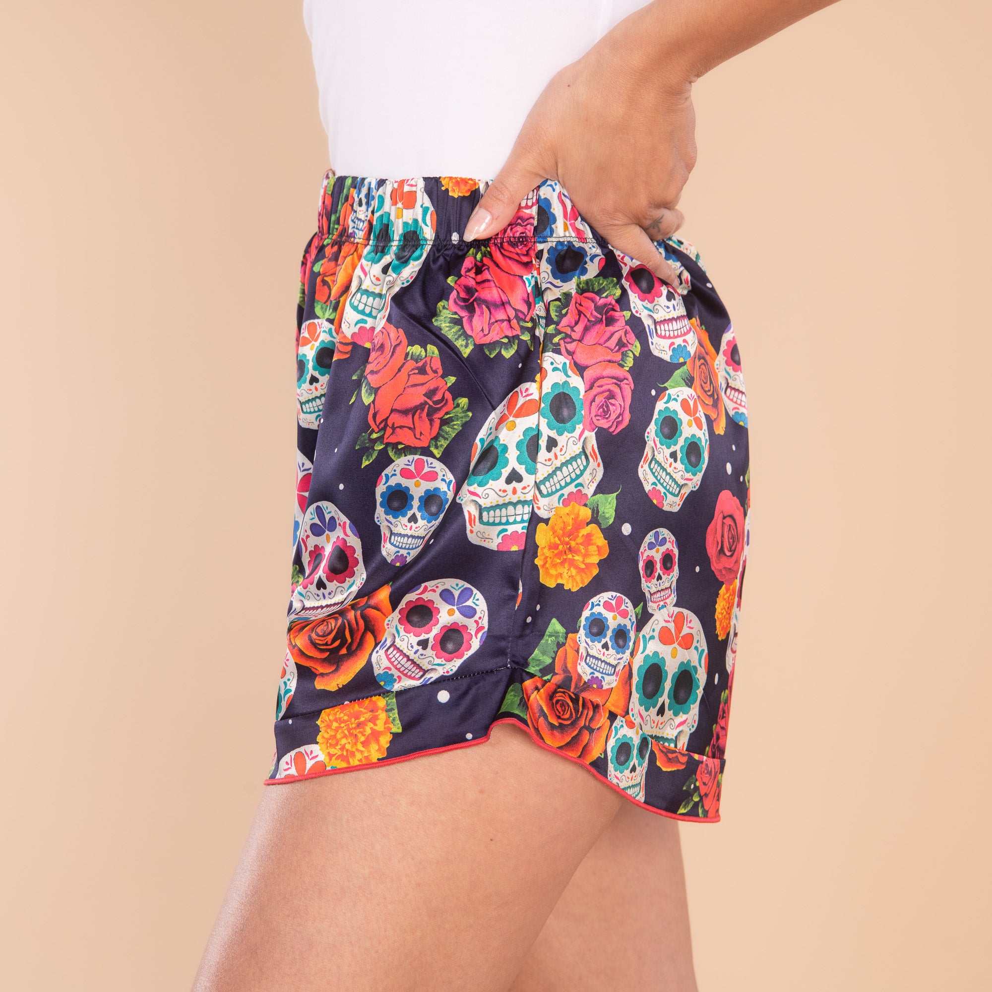 Dia De Los Muertos Pajama Shorts