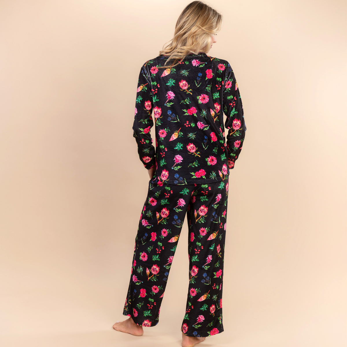 Frosty Florals Pajama Pants