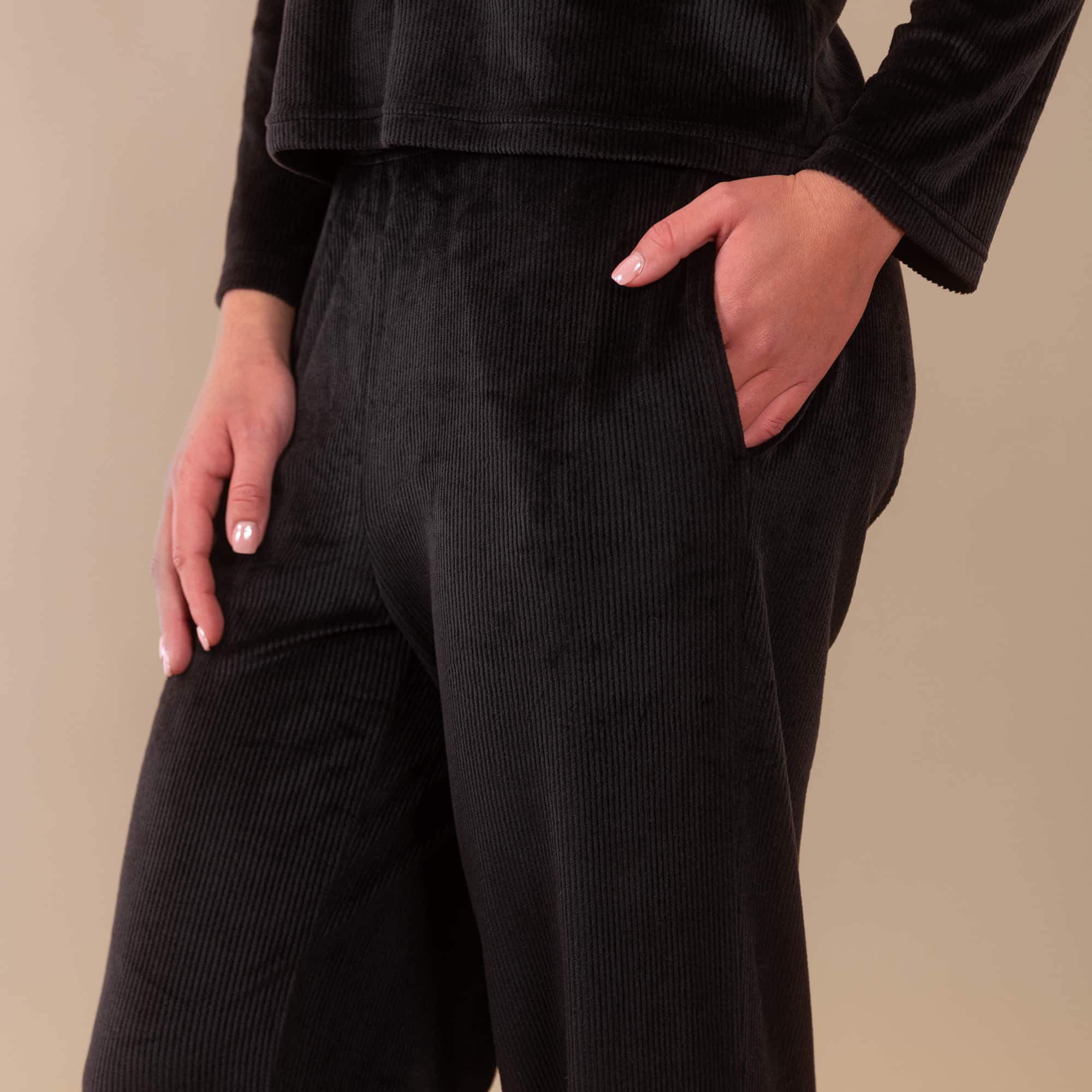 Luxe Lounge Pajama Pants | Soft Velour PJ Bottoms