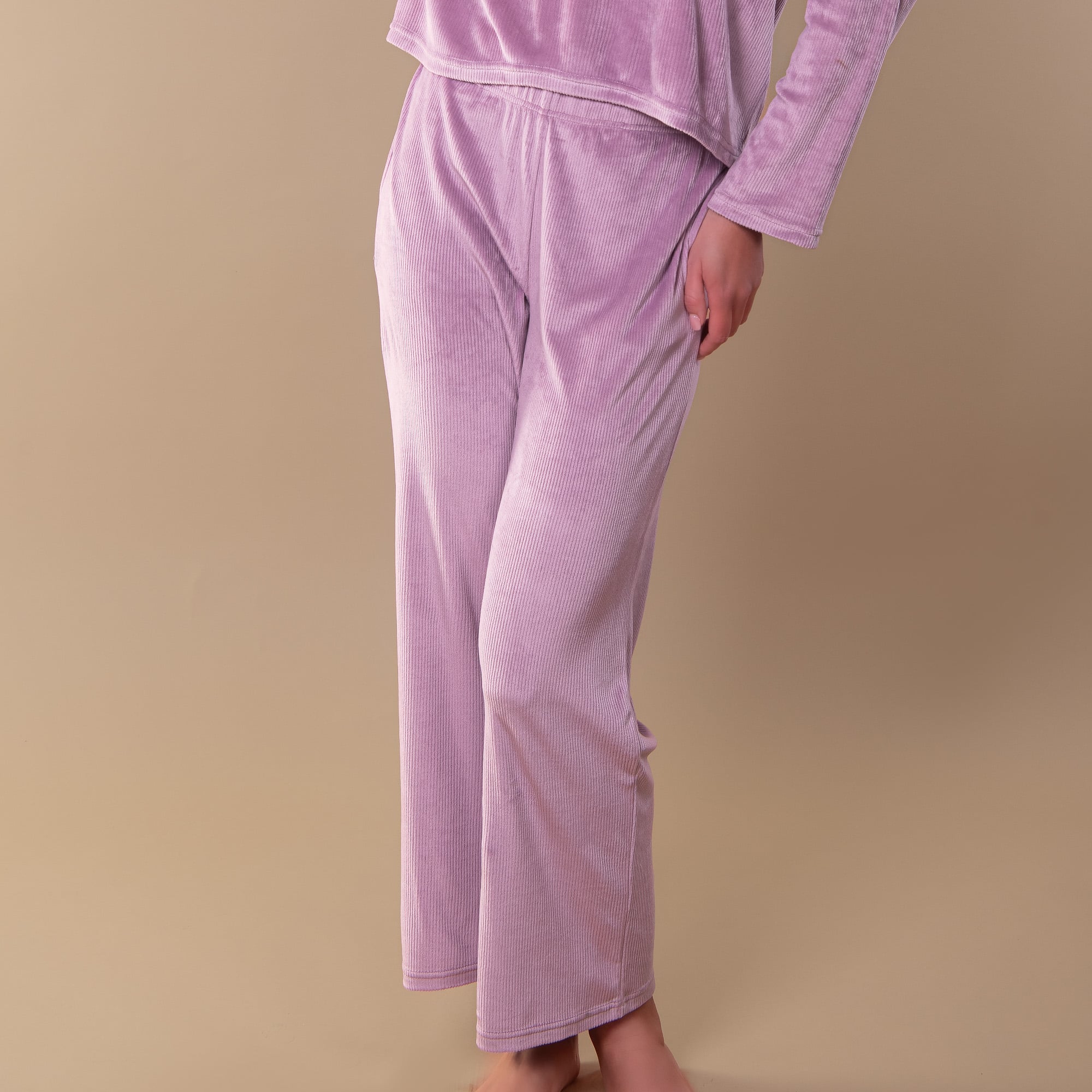 Luxe Lounge Pajama Pants | Soft Velour PJ Bottoms