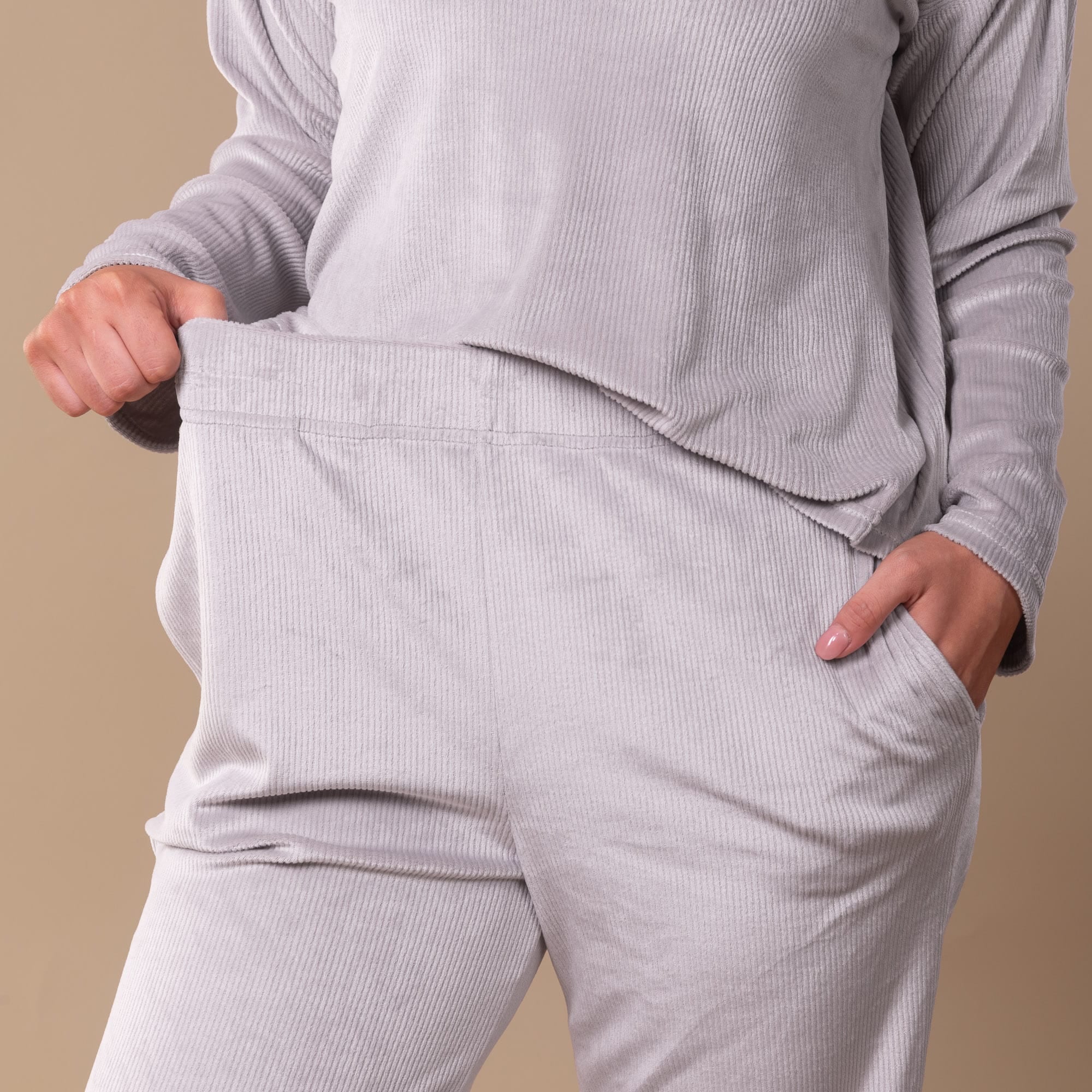 Luxe Lounge Pajama Pants | Soft Velour PJ Bottoms