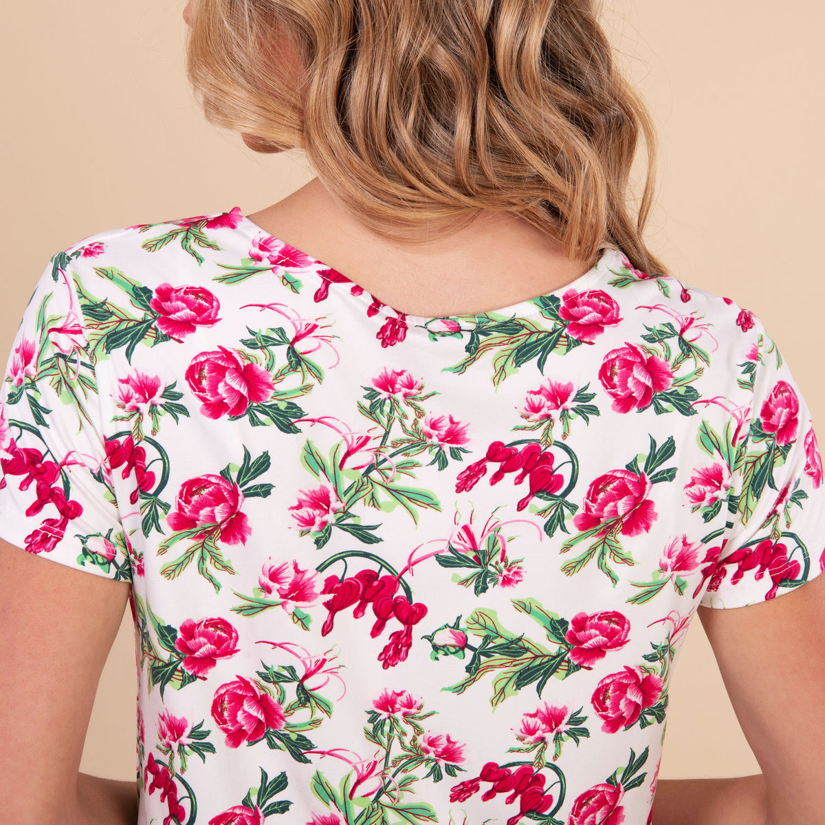 Sweetheart Blooms Pajama Top
