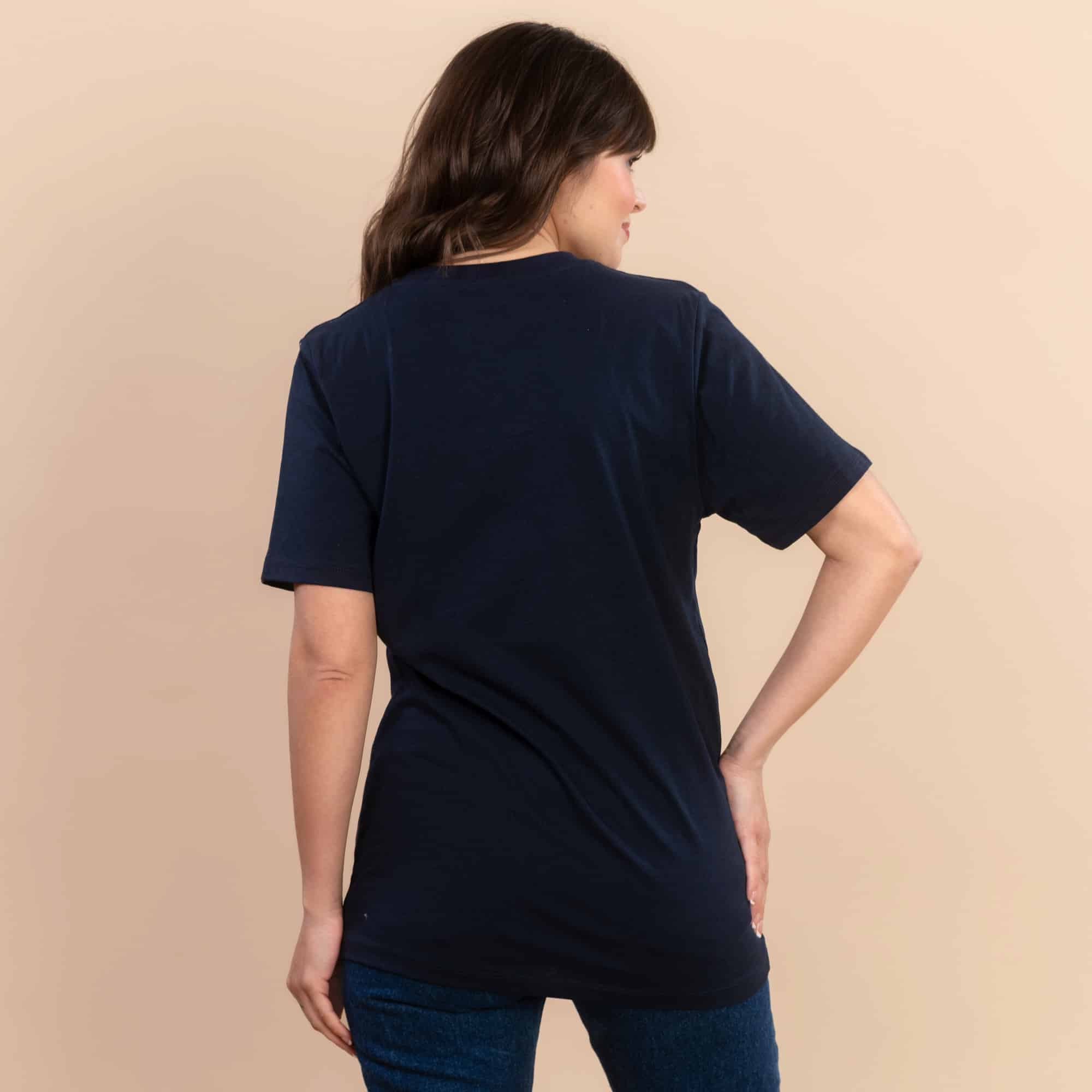 Dog Mom | Women's Navy Short-Sleeve Everyday Tee