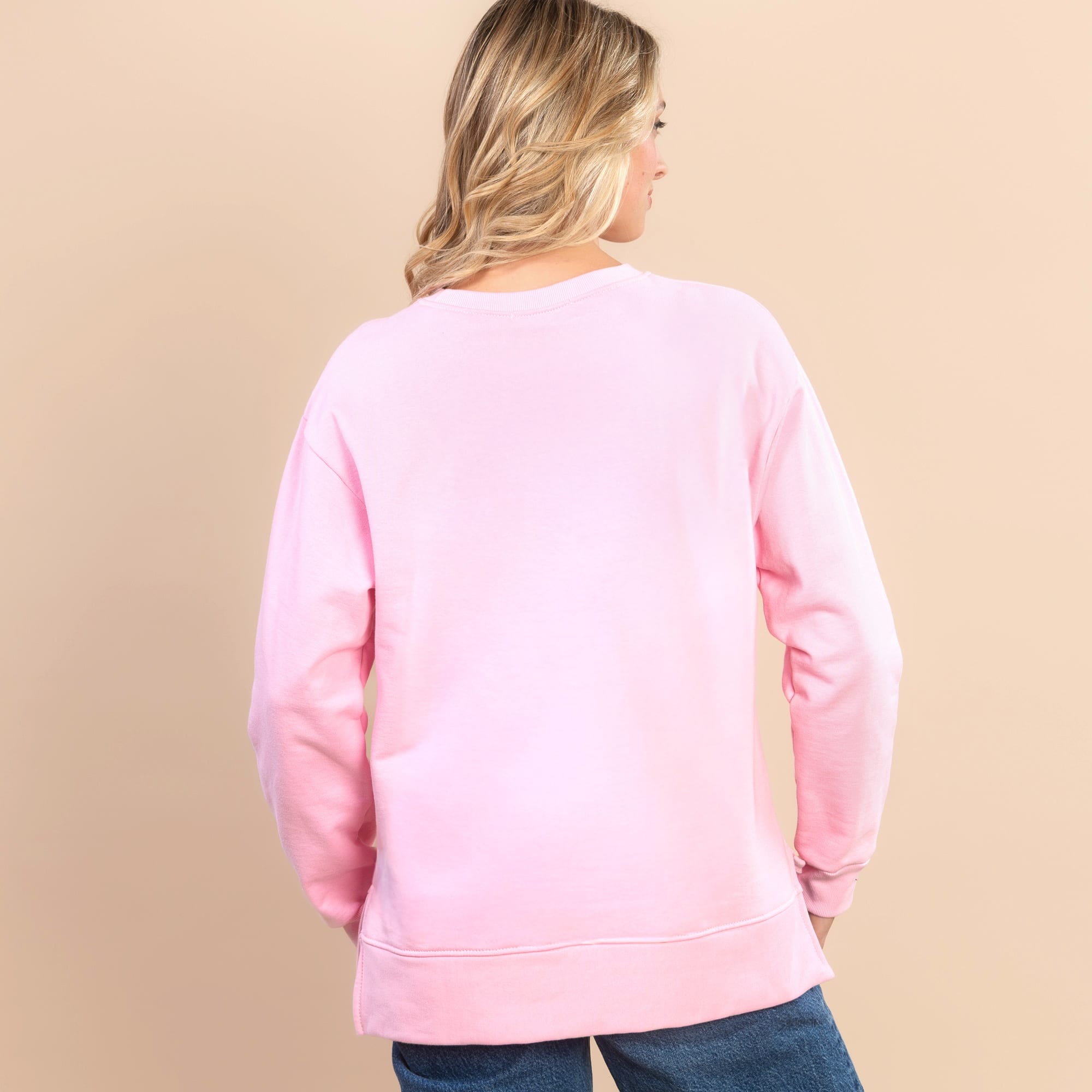 Love In Full Bloom | Pale Pink Unisex Valentine's Day Fleece